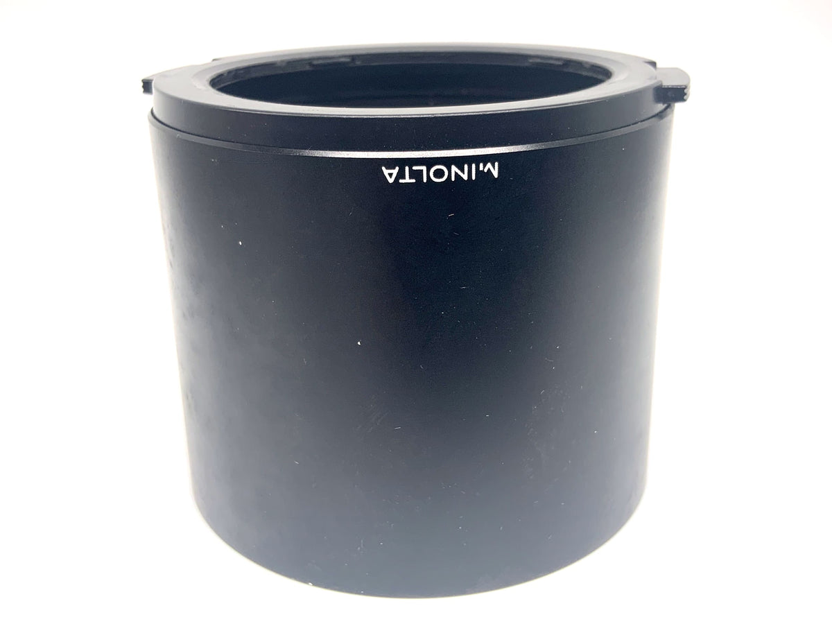 Minolta MD 100 / 4 Gegenlichtblende 55mm Metall Schraubblende Sonnenblende