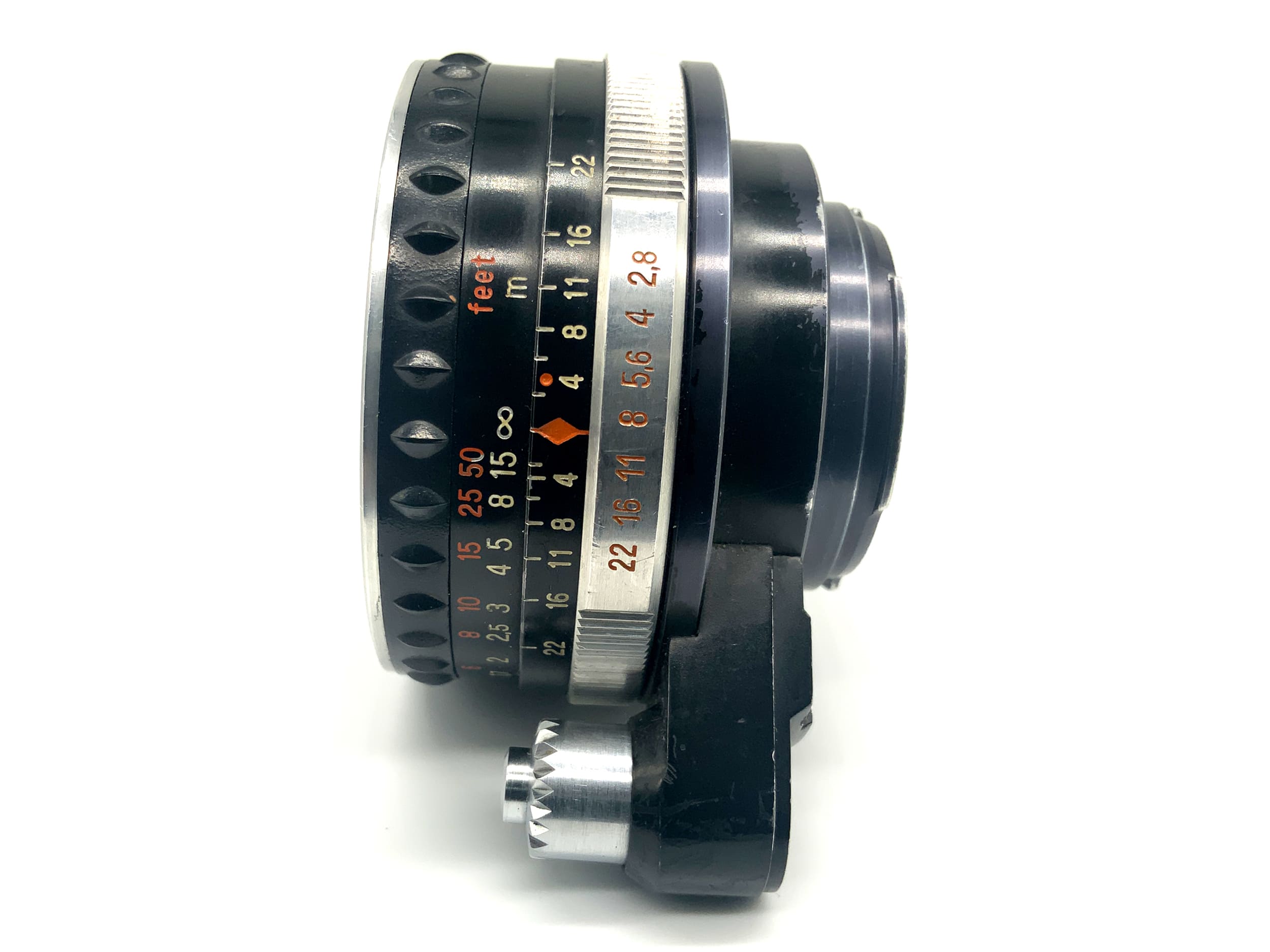 Carl Zeiss Jena Tessar 50mm 1:2,8 Objektiv Festbrennweite (Exa)