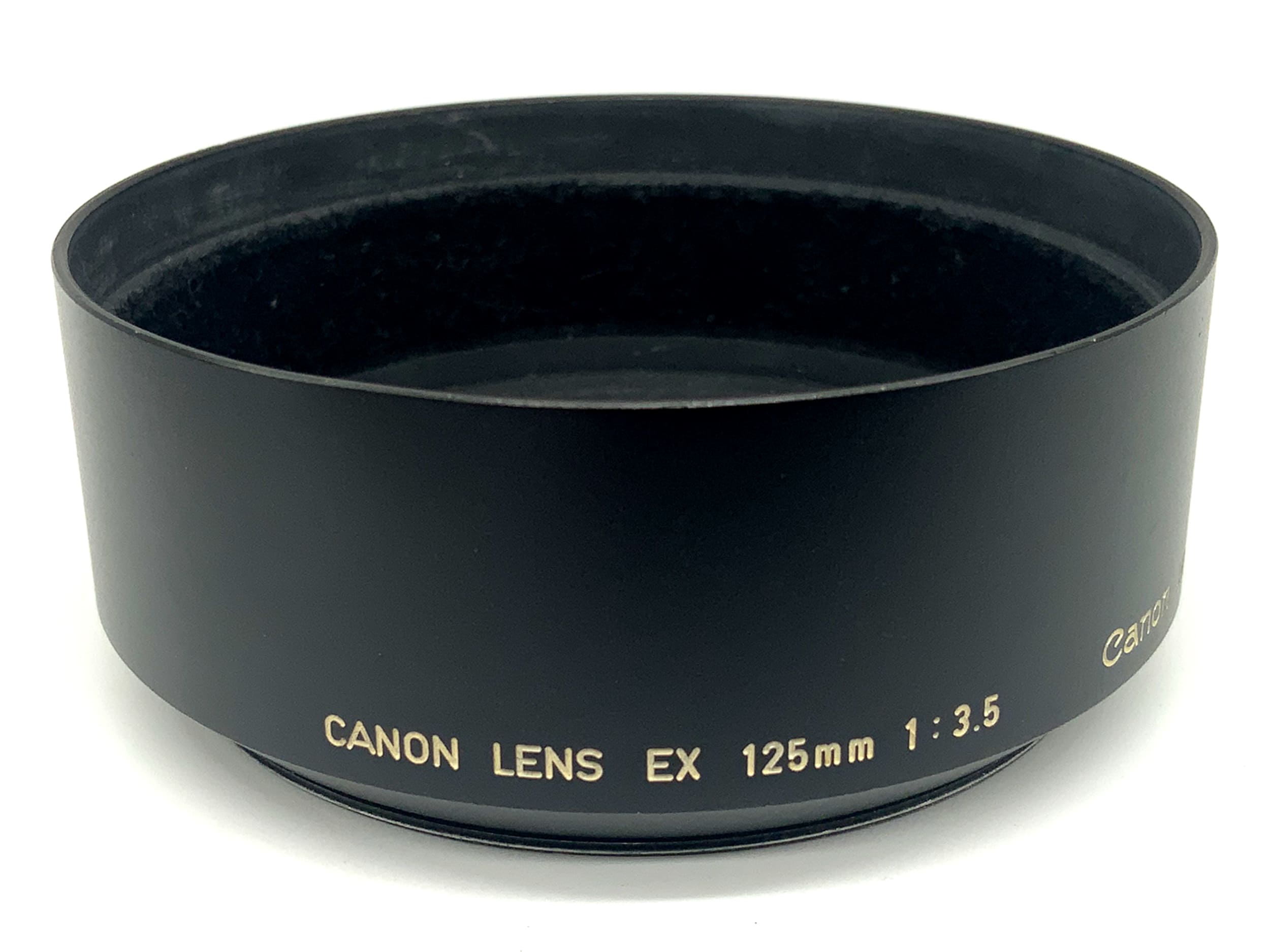 Canon Lens EX 125mm 1:3.5 Gegenlichtblende 72mm Metall lenshood Sonnenblende