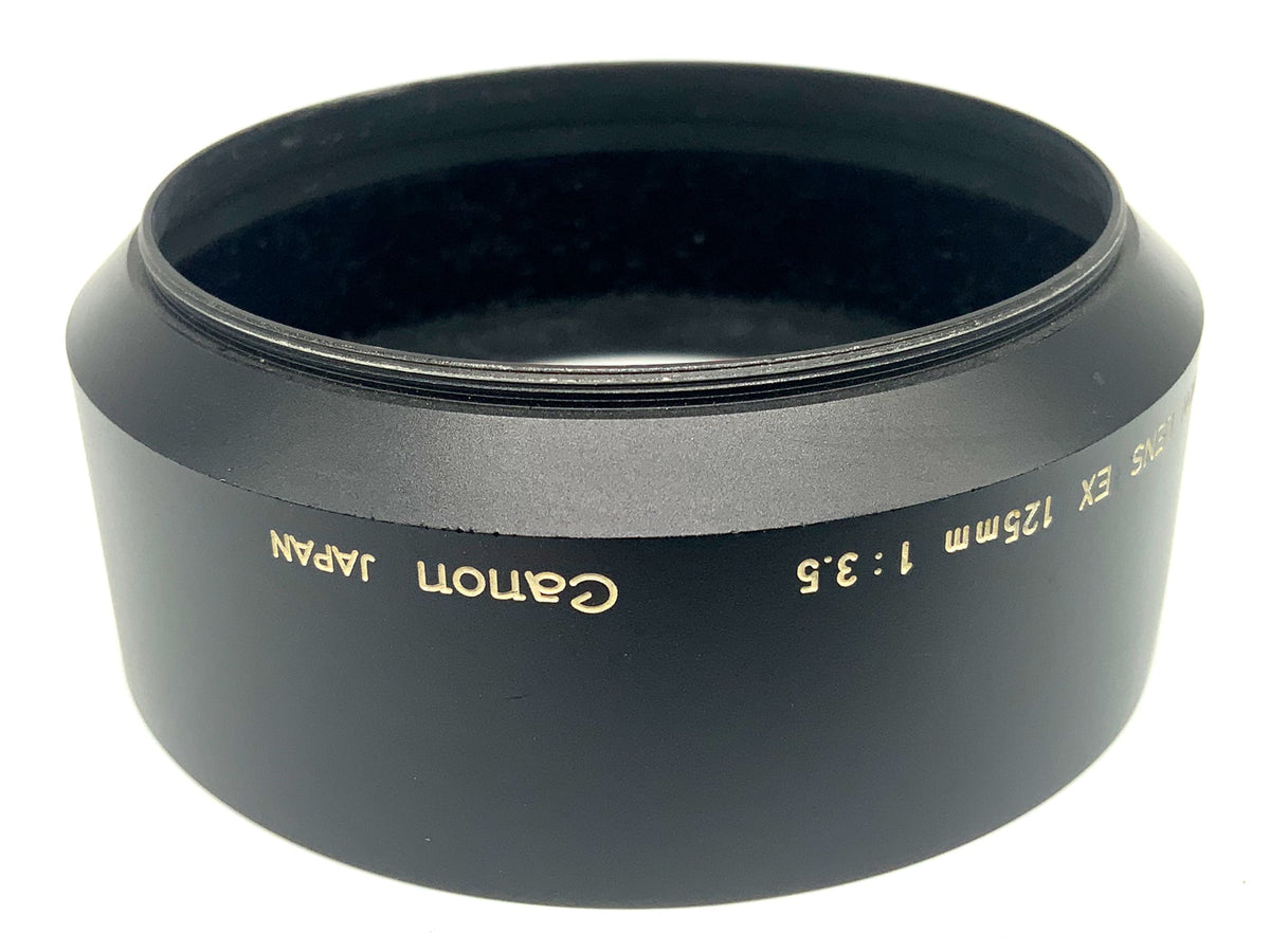 Canon Lens EX 125mm 1:3.5 Gegenlichtblende 72mm Metall lenshood Sonnenblende