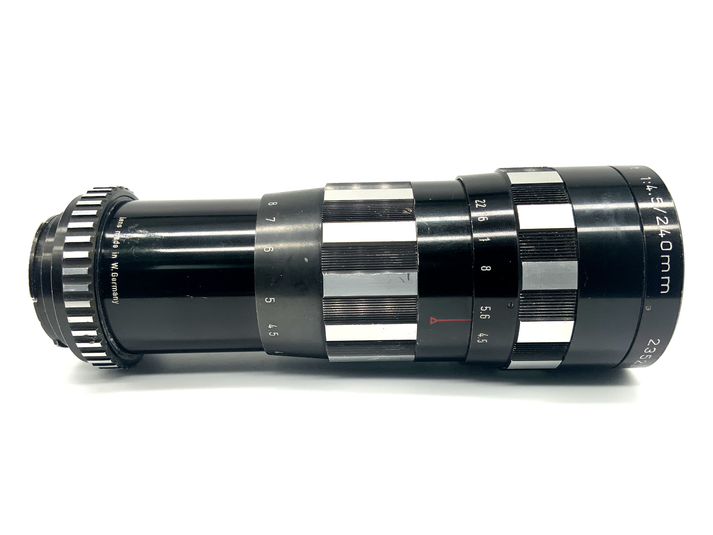 Enna München Tele-Ennalyt 240mm 1:4.5 Objektiv Festbrennweite (EXA) Pilz!