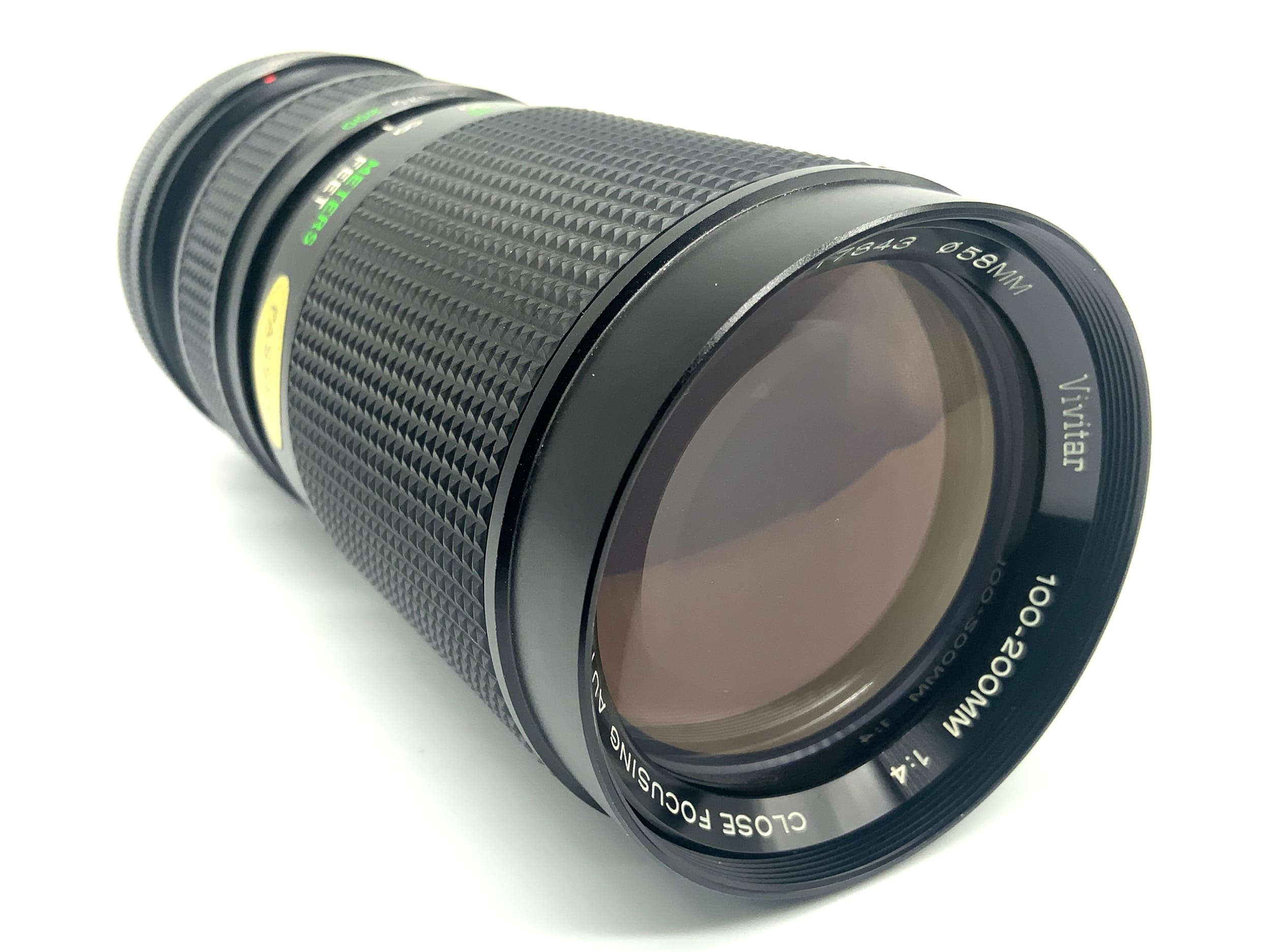 Vivitar Close Focusing Auto Zoom 100-200mm 1:4 Objektiv Zoomobjektiv (Canon FD)