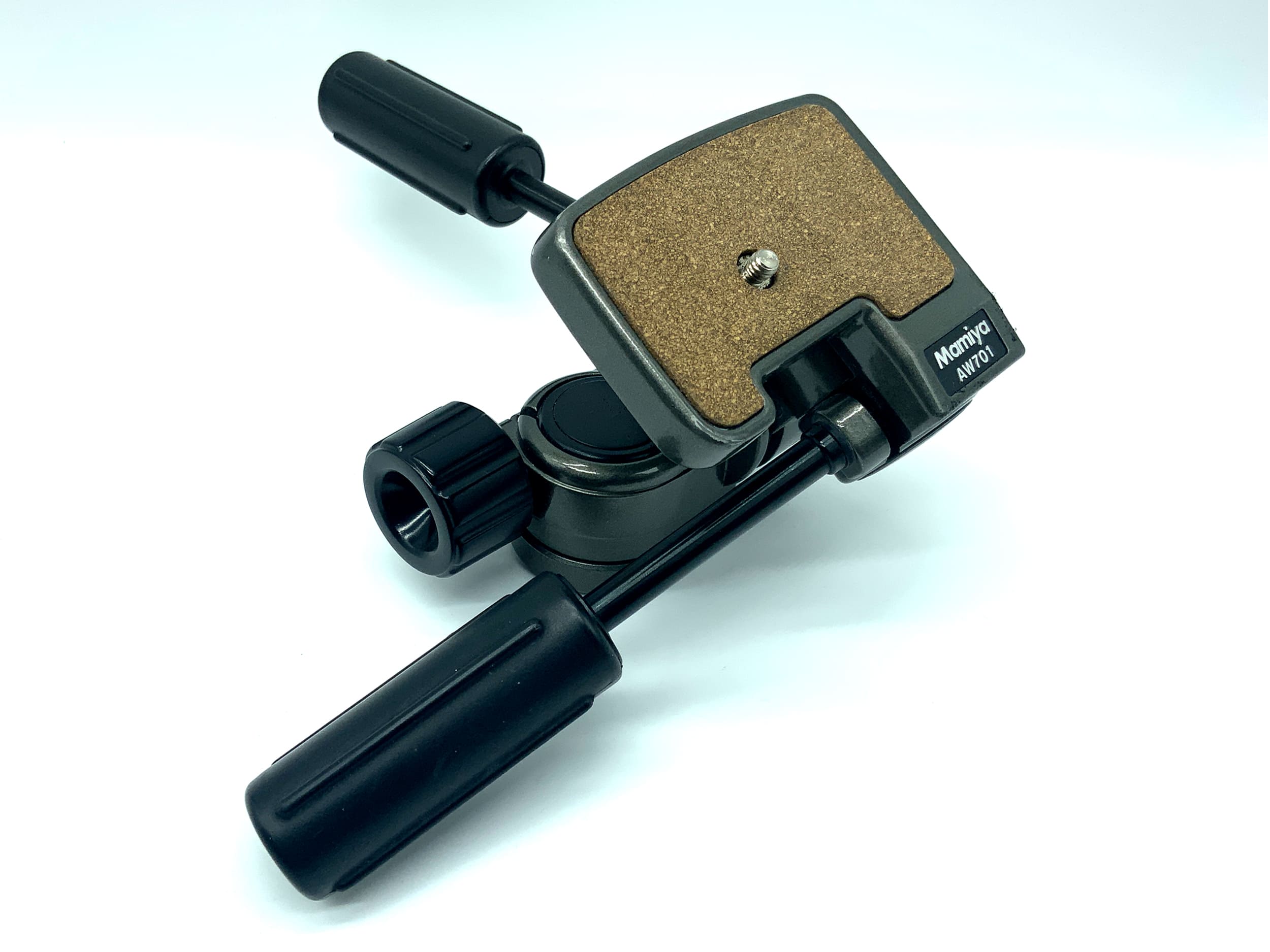 Mamiya AW701 Stativkopf grau 3 Wege Schwenkkopf Neigekopf