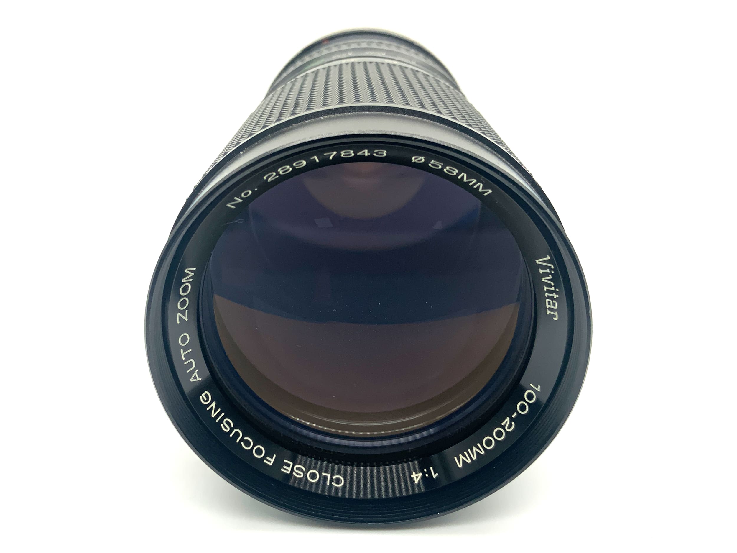 Vivitar Close Focusing Auto Zoom 100-200mm 1:4 Objektiv Zoomobjektiv (Canon FD)