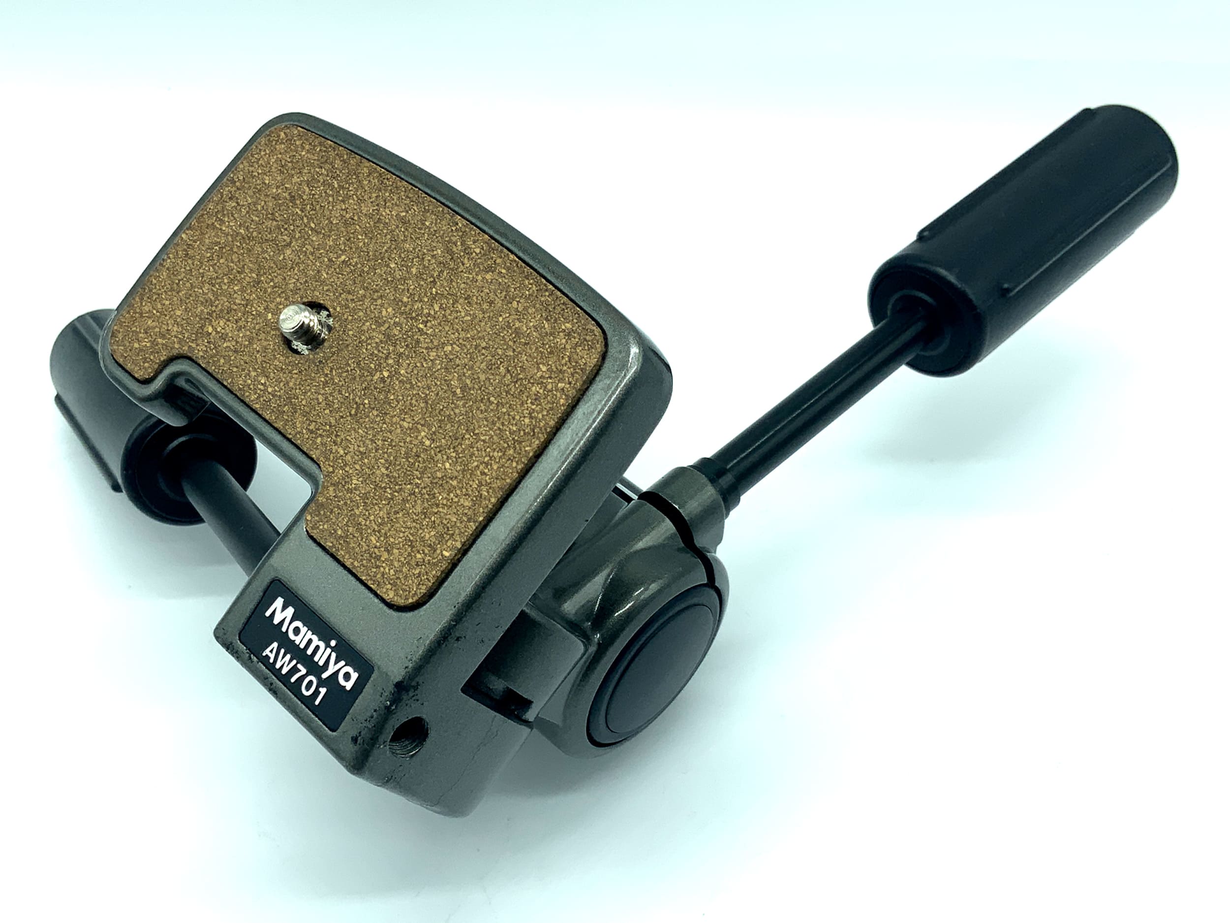 Mamiya AW701 Stativkopf grau 3 Wege Schwenkkopf Neigekopf