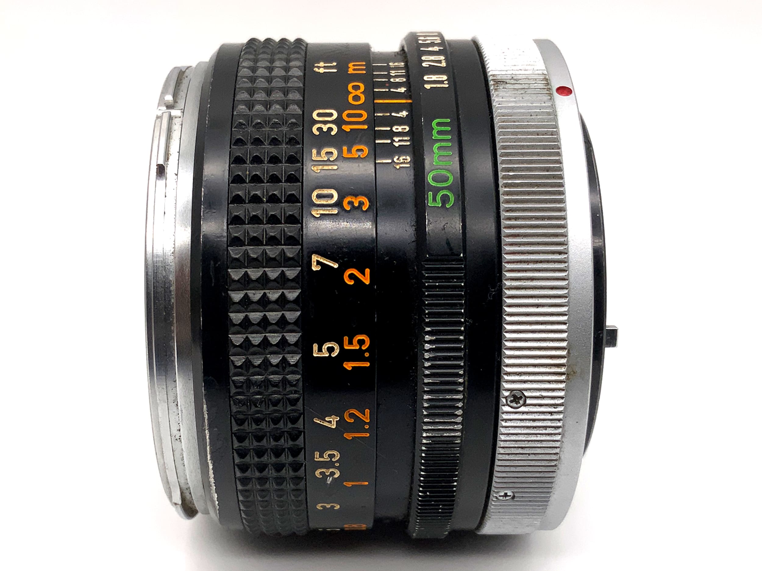 Canon 50mm 1:1.8 Objektiv FD mit Macro-Anschluss Festbrennweite (Canon FD)