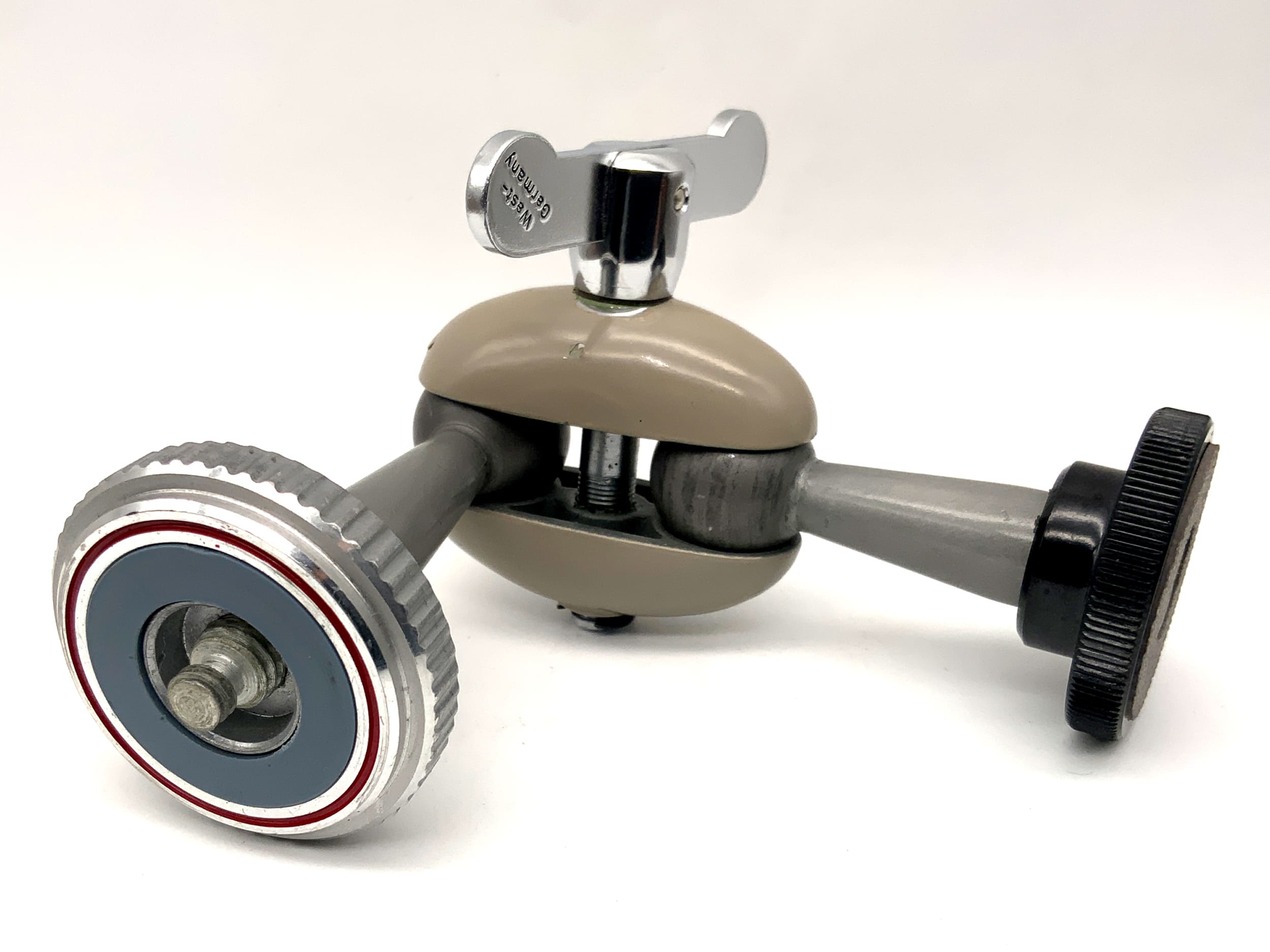 Linhof Doppelkugel Gelenkkopf Stativkopf grau