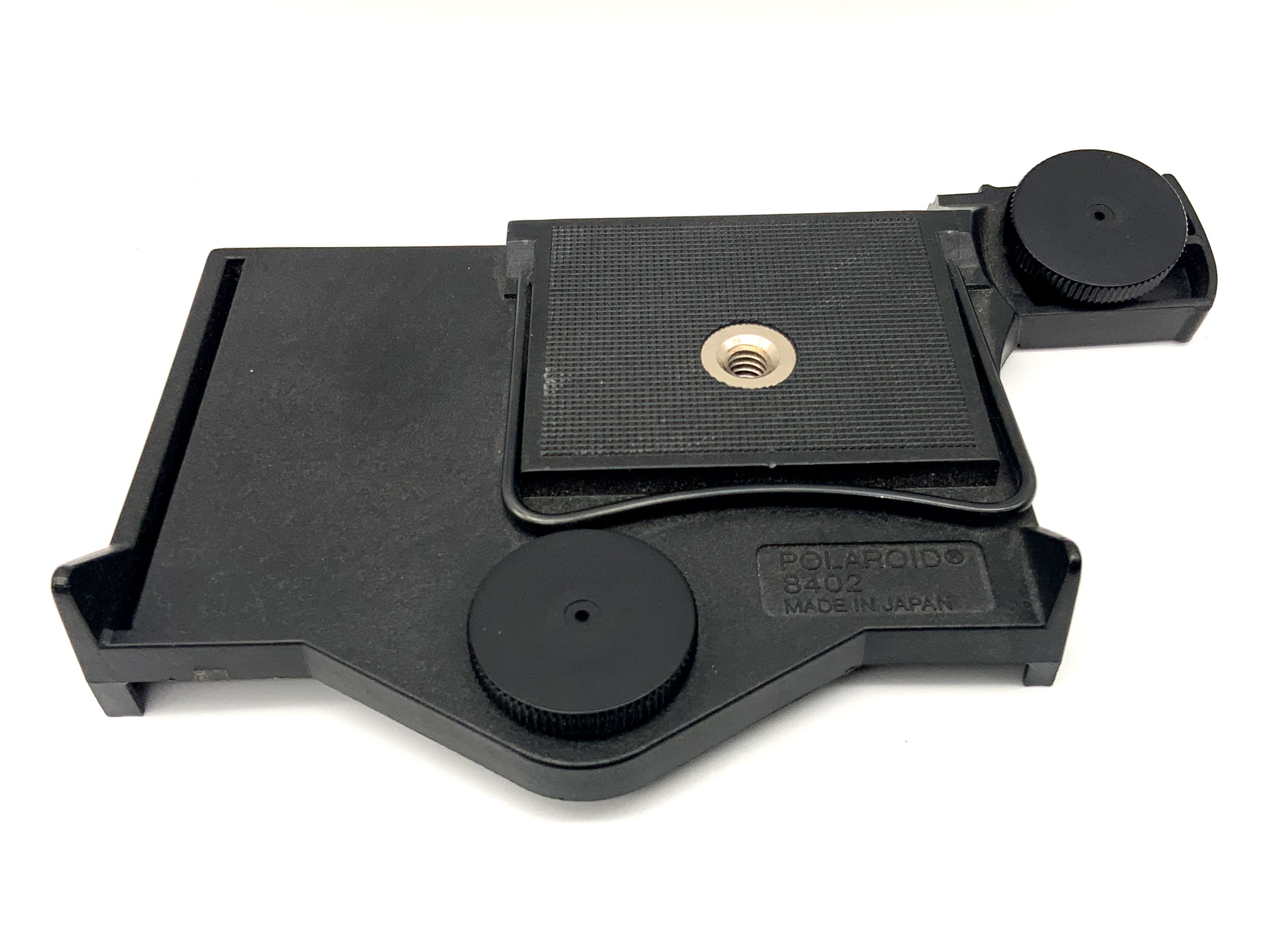 Polaroid 8402 Stativkopf schwarz Blitzadapter Blitzgestell für SX-70