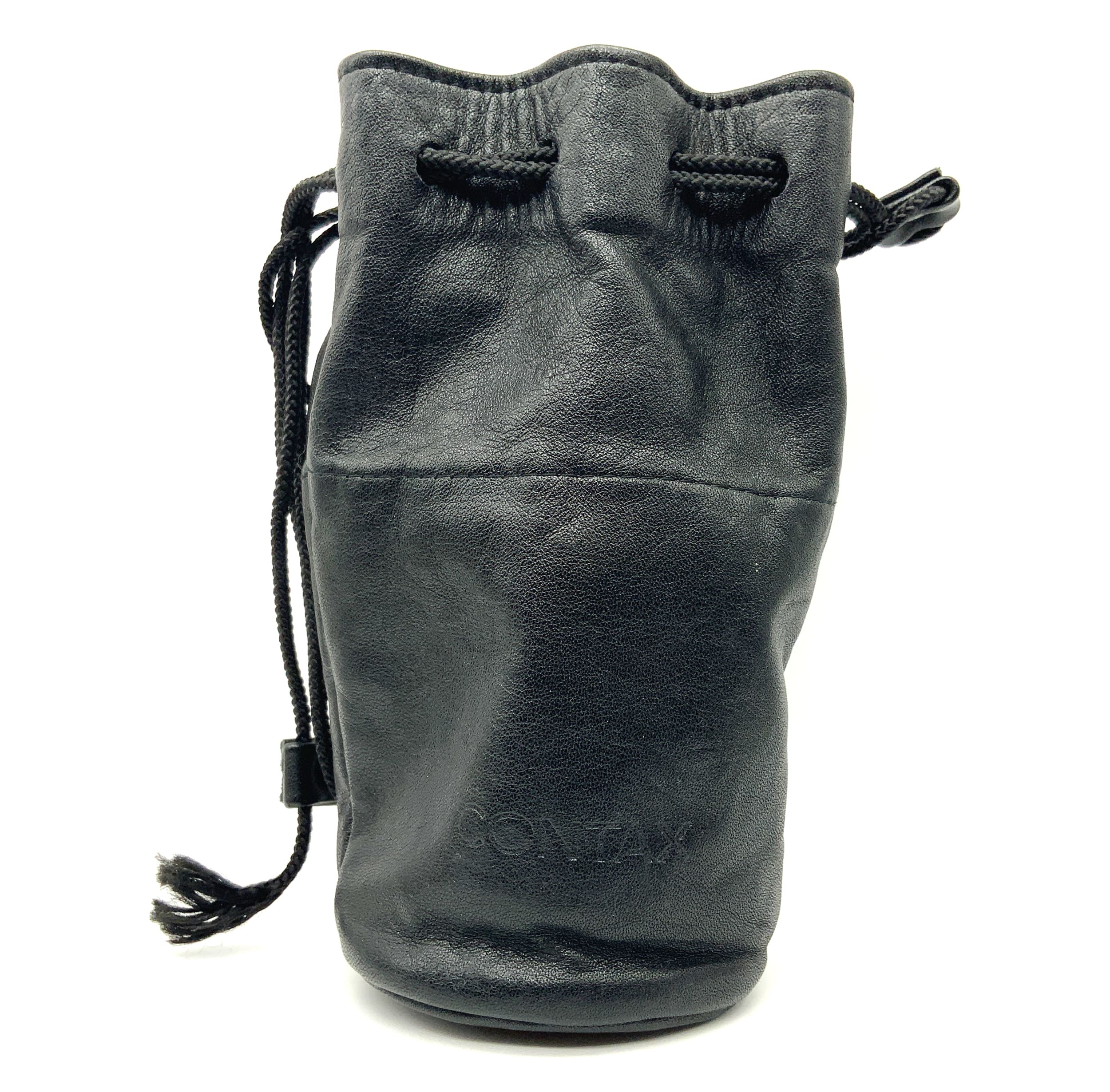 Contax Objektivbeutel 2 Köcher schwarz III Lederköcher Softcase Lens Pouch