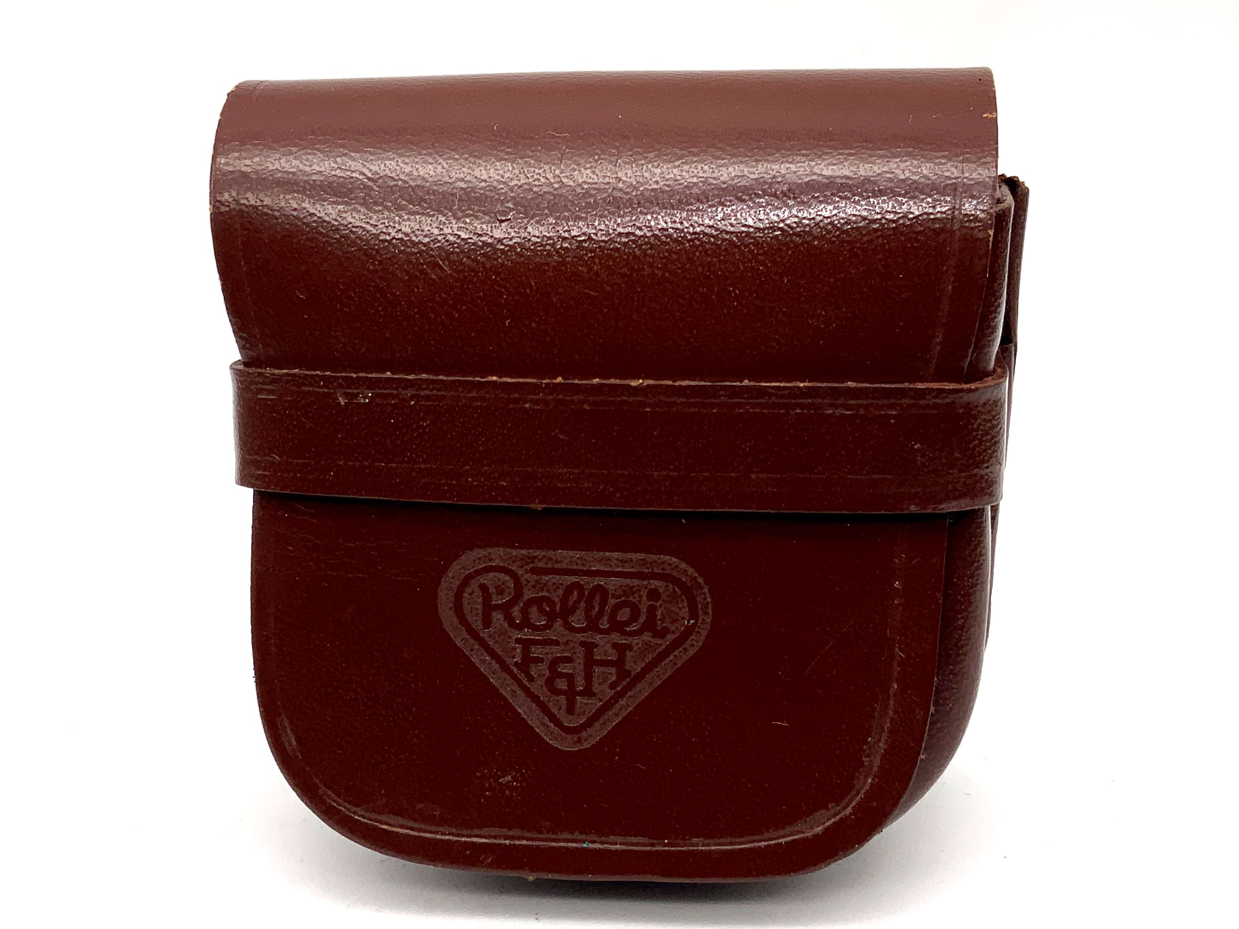 Étui en cuir marron Rollei RI pour Rolleiflex Baj1, étui pour objectif, sac pour appareil photo