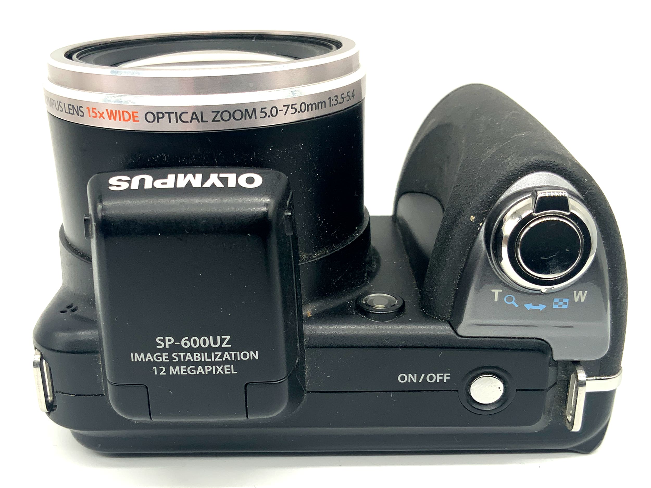 Olympus sp-600uz Bridgekamera 5.0-75.0mm 1:3.5-5.4 Schwarzer Punkt auf Display