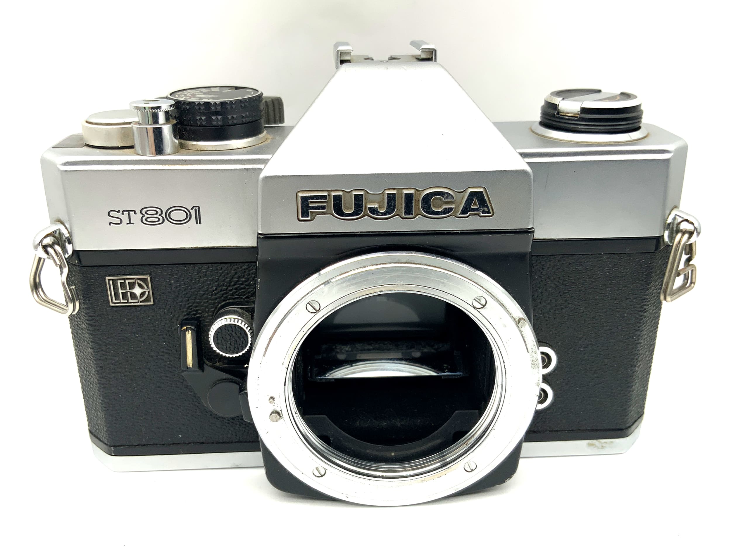 Fujica ST801 SLR 35mm Spiegelreflexkamera analog Body Gehäuse (M42)