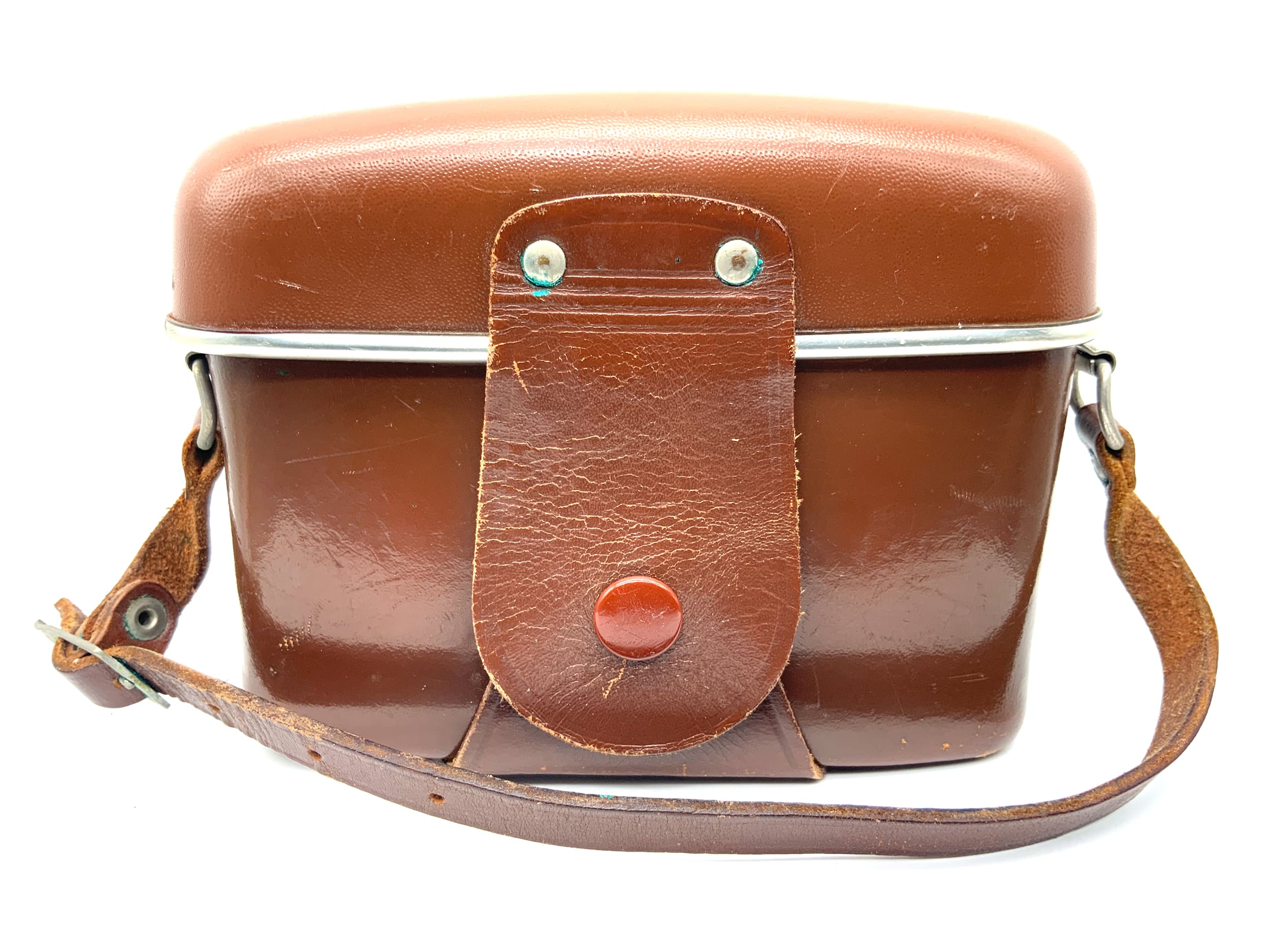Étui Agfa 6114 Ready, cuir marron, sac pour appareil photo