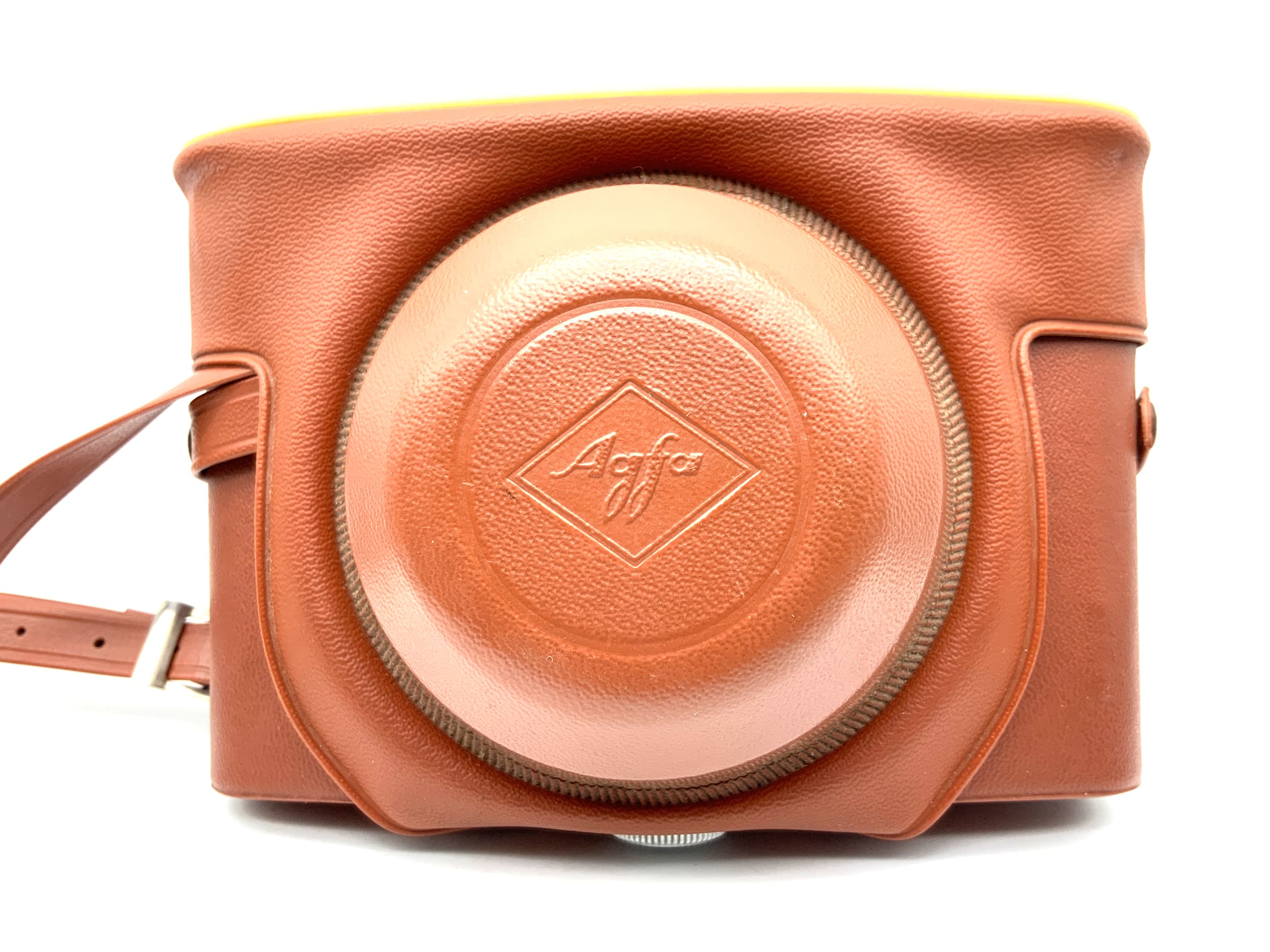 Agfa 6047 Bereitschaftstasche braun für Agfa Click Fototasche Kameratasche