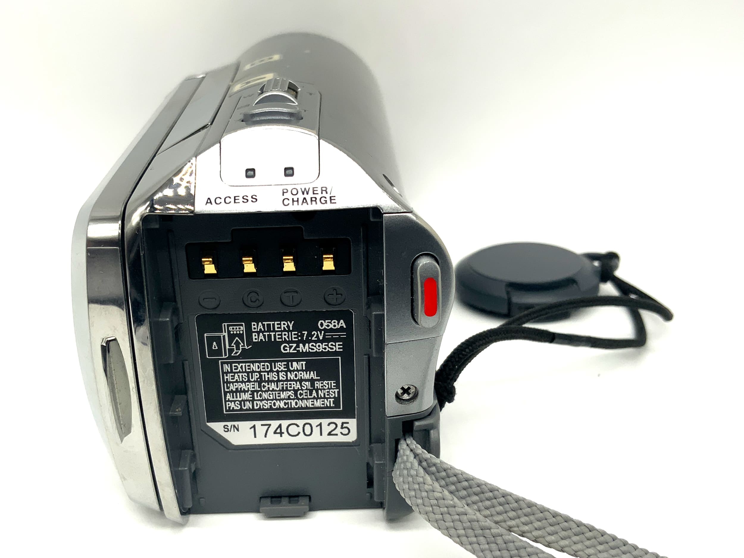 JVC GZ-MS95SE Everio Camcorder mit 2.2-77mm 1:1.8 Display dunkel Videokamera