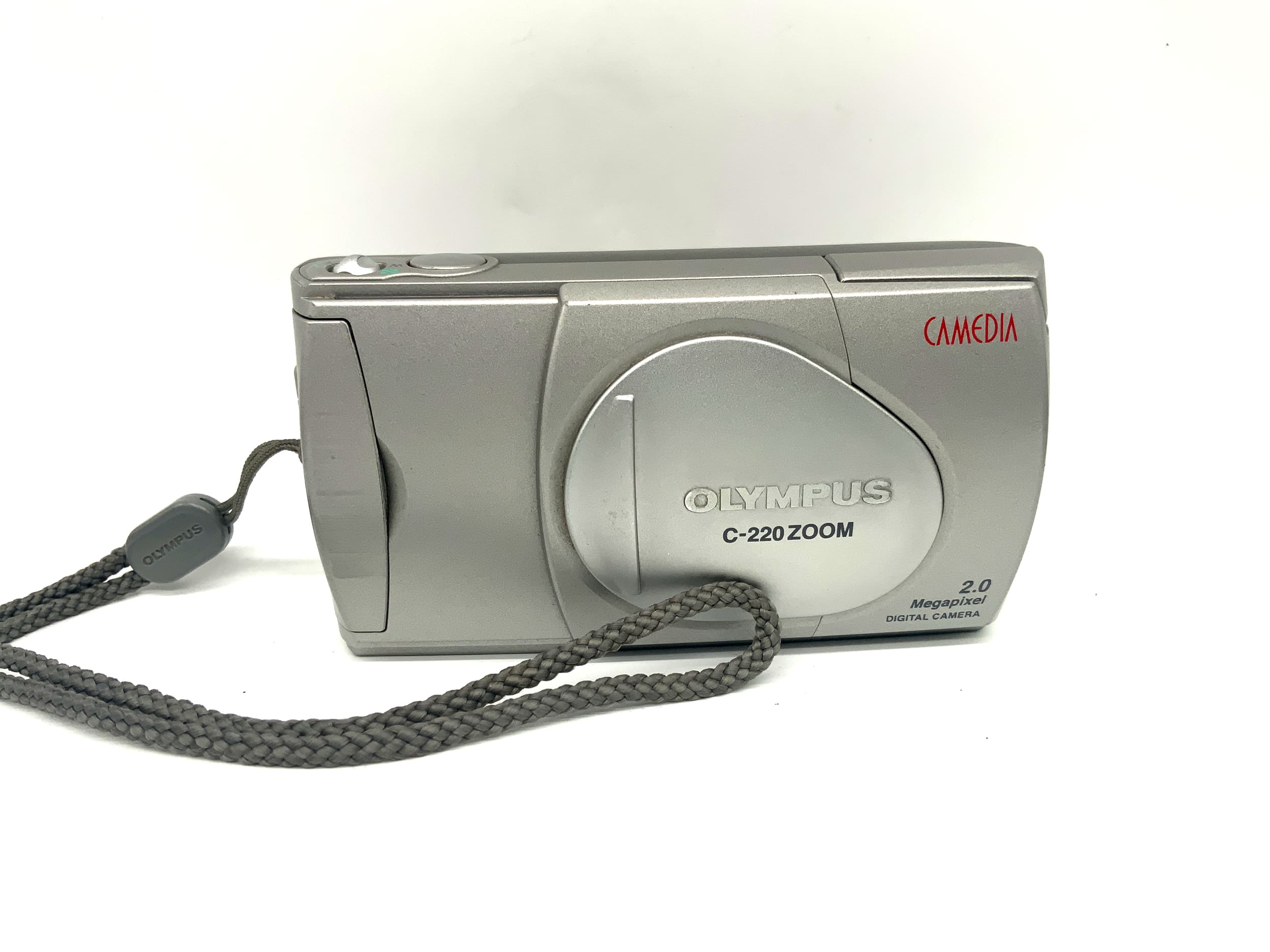 Olympus C-220 Zoom Digitale Kompaktkamera mit 5-15mm 1:2.8-4.9 Bleibt aus