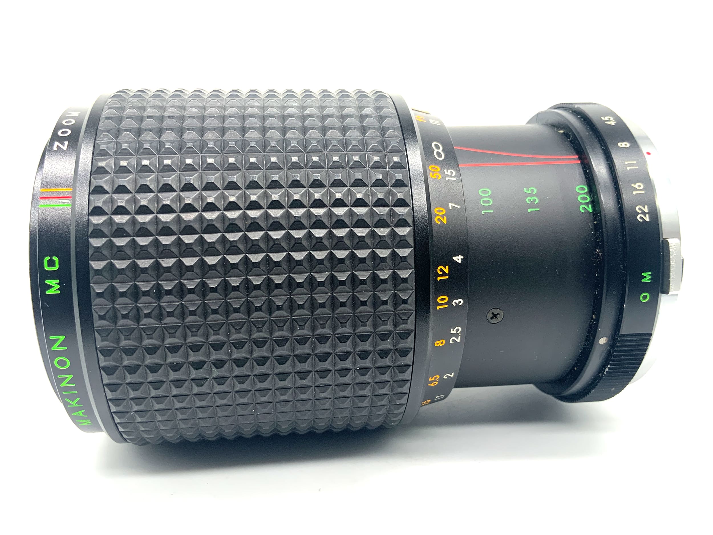 Makinon MC Auto Zoom 80-200mm 1:4.5 mit Tasche Zoomobjektiv (Olympus OM)
