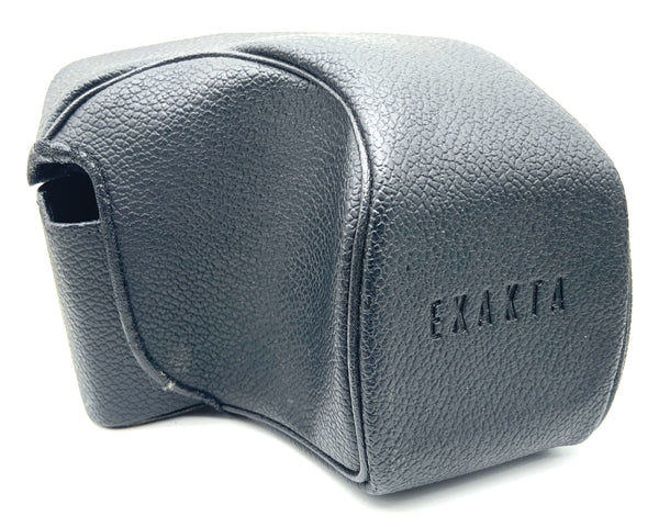 Exakta EDX 3 Bereitschaftstasche schwarz Leder Bag Tasche Ever Ready Fototasche