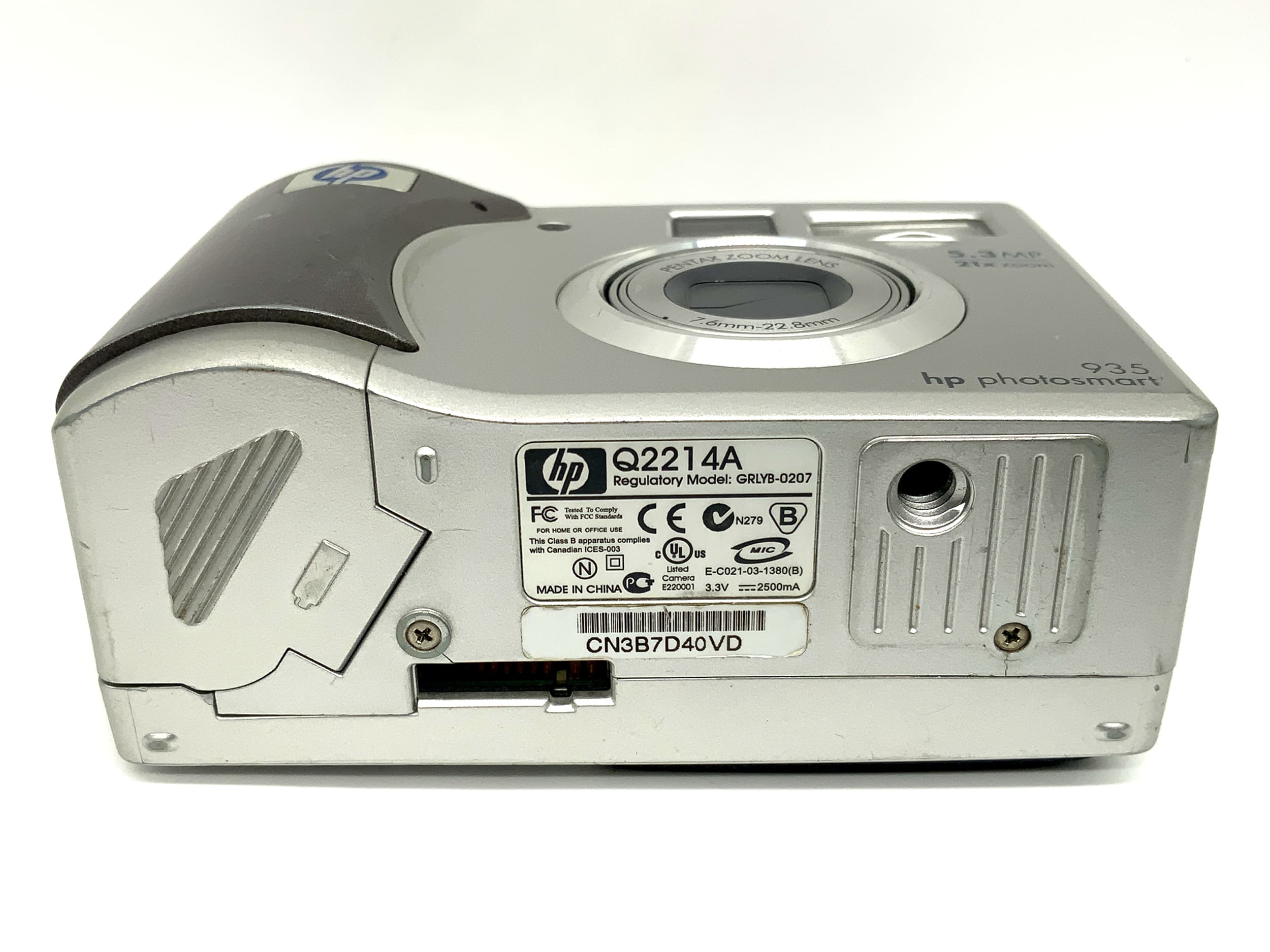 Hp photosmart 935 Digitale Kompaktkamera mit 7.6mm-22.8mm Bildschirm defekt