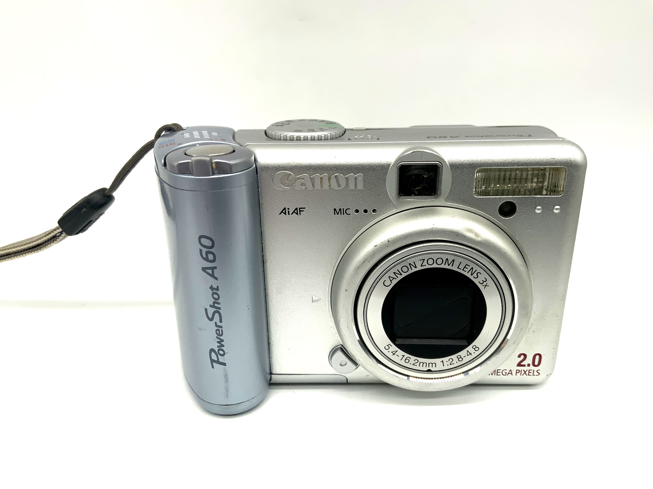 Canon PowerShot A60 Digitale Kompaktkamera mit 5.4-16.2mm 1:2.8-4.8 Bleibt aus