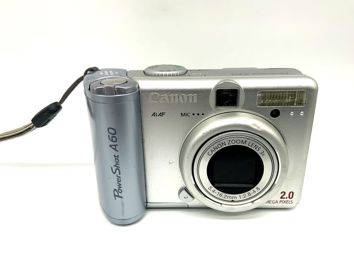 Canon PowerShot A60 Digitale Kompaktkamera mit 5.4-16.2mm 1:2.8-4.8 Bleibt aus