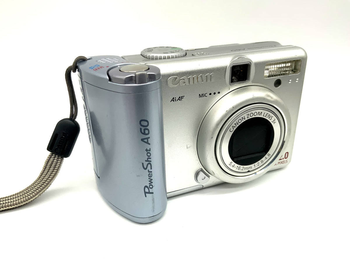 Canon PowerShot A60 Digitale Kompaktkamera mit 5.4-16.2mm 1:2.8-4.8 Bleibt aus