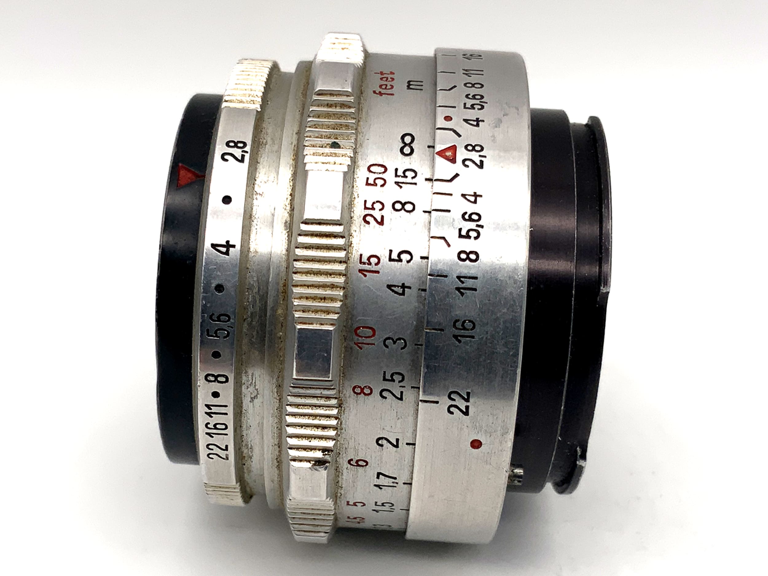 Carl Zeiss 50mm 1:2.8 Objektiv Tessar Festbrennweite (Exa)