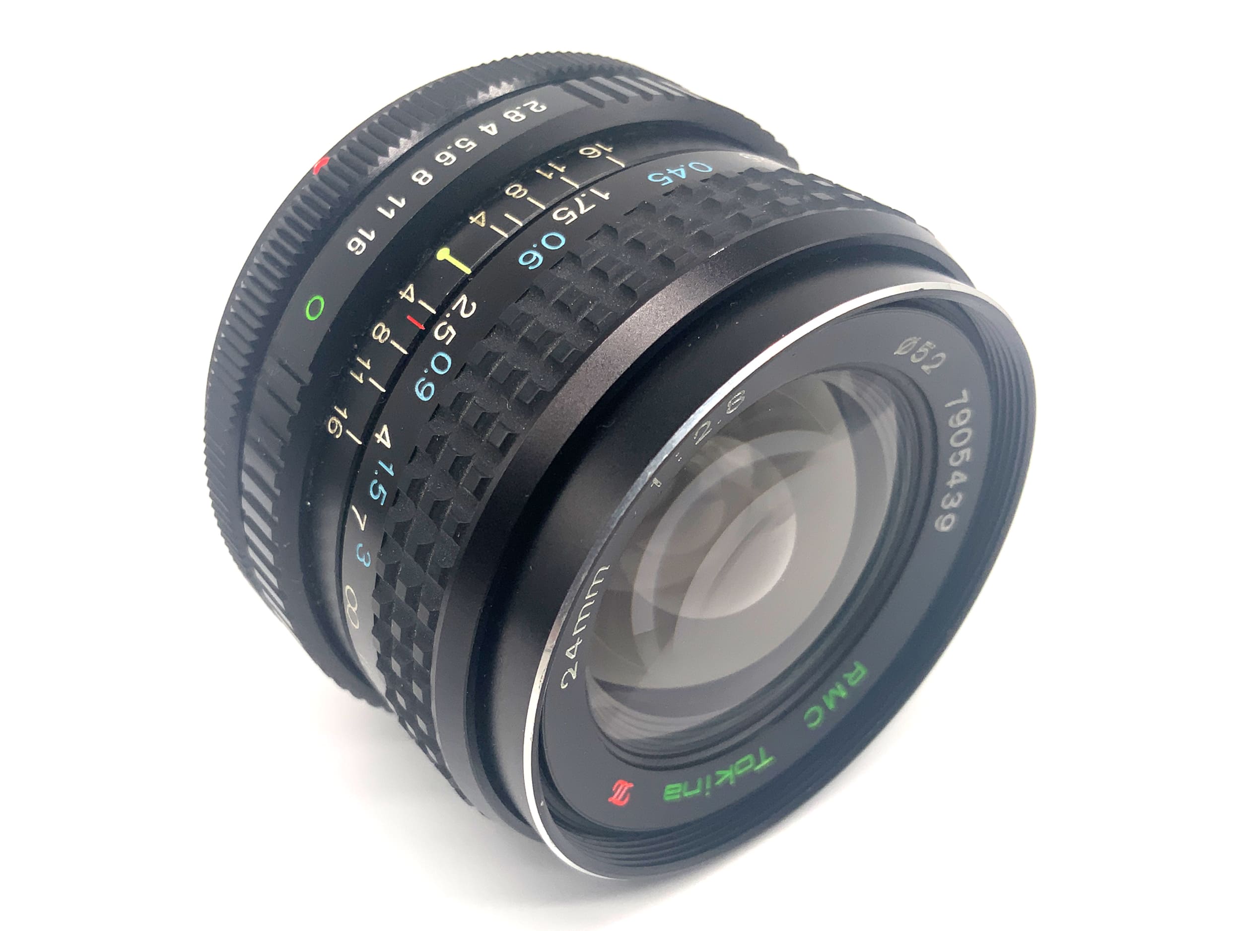 Tokina RMC II 24mm 1:2.8 Objektiv Festbrennweite (Canon FD) Text lesen!
