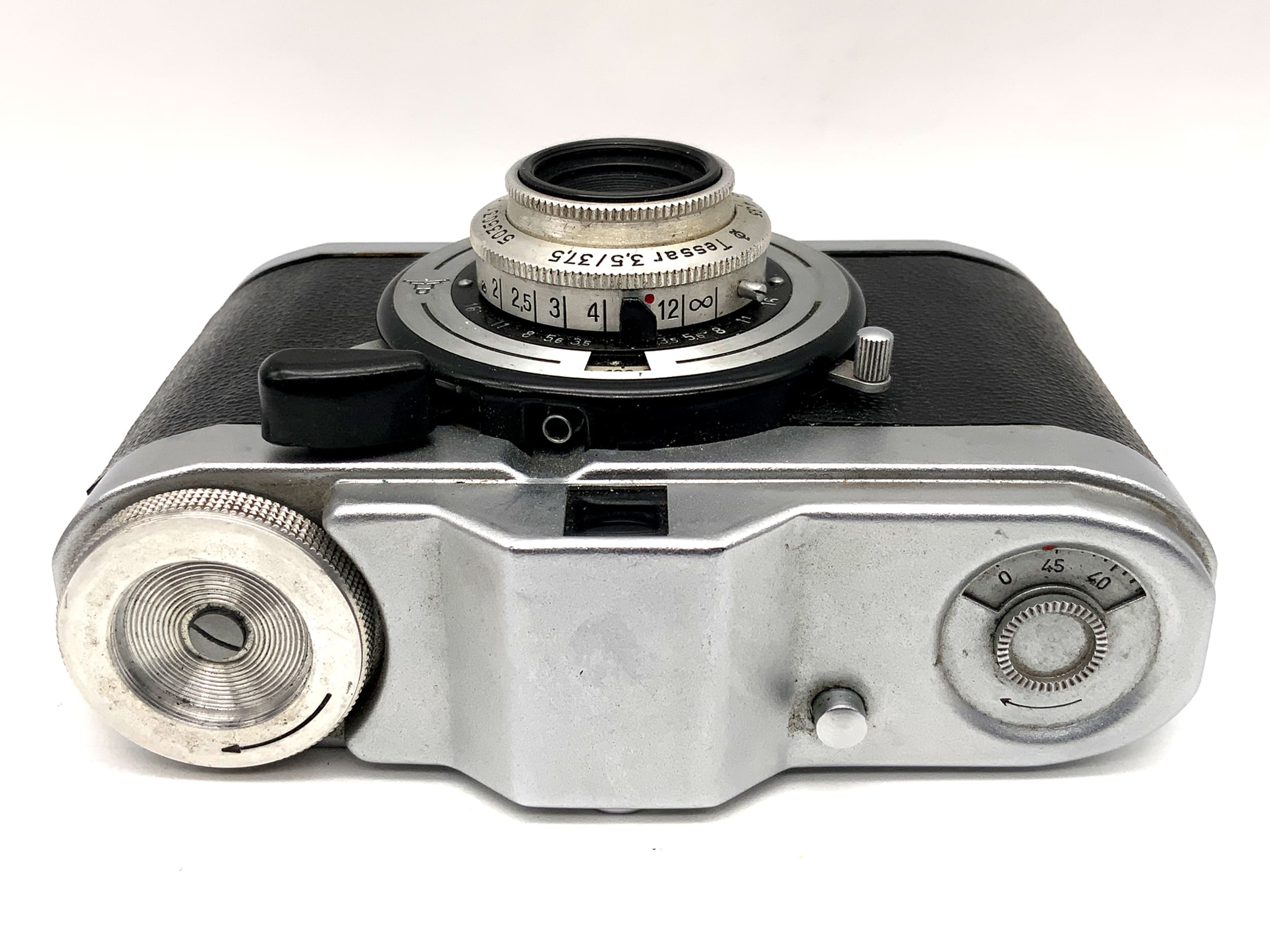 Veb Zeiss Ikon Taxona Sucherkamera mit Carl Zeiss Tessar 3.5/37.5mm Analogkamera