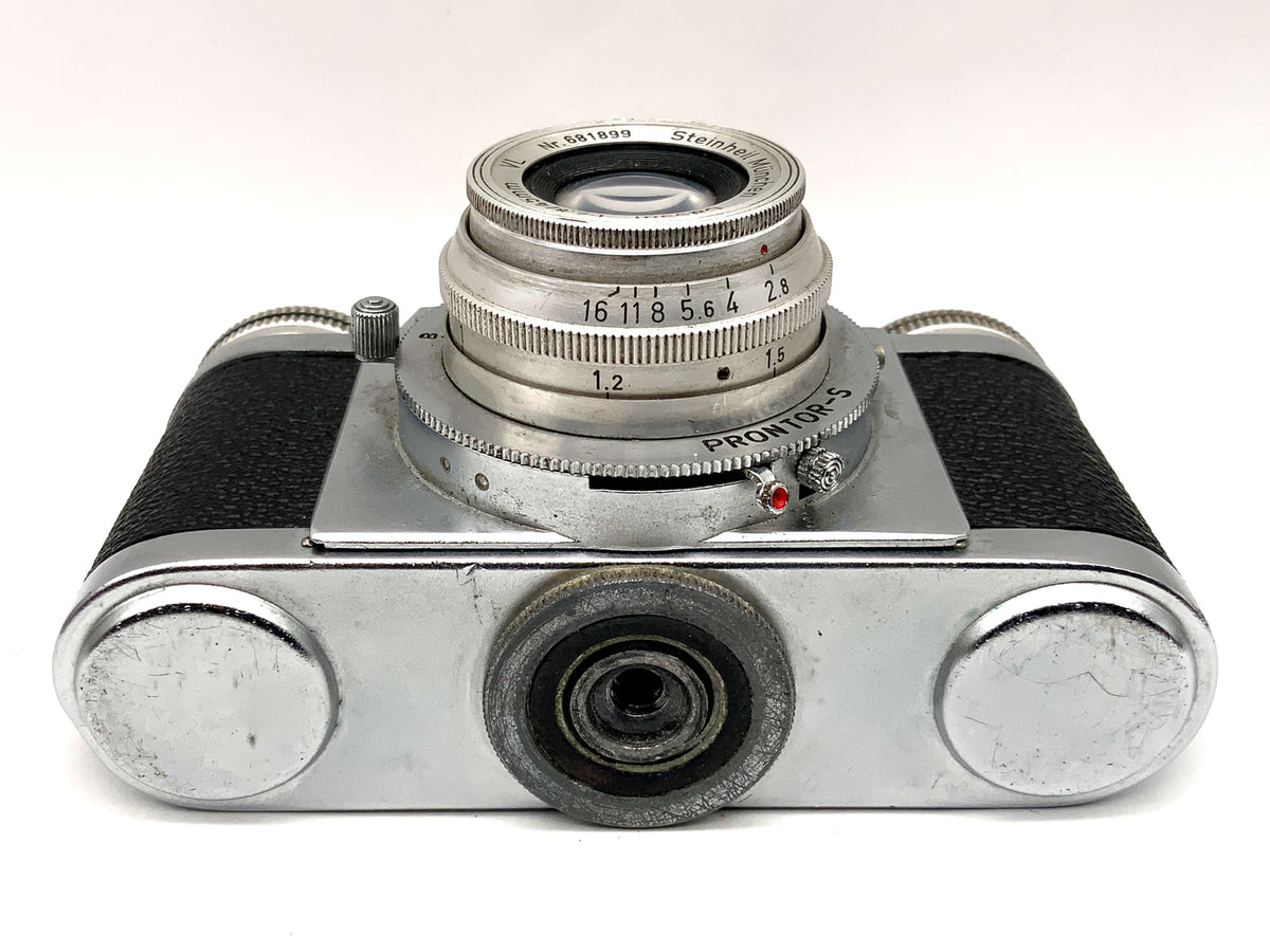 Braun Paxette Sucherkamera Steinheil Cassar 1:2.8/45mm VL Prontor-S Analogkamera