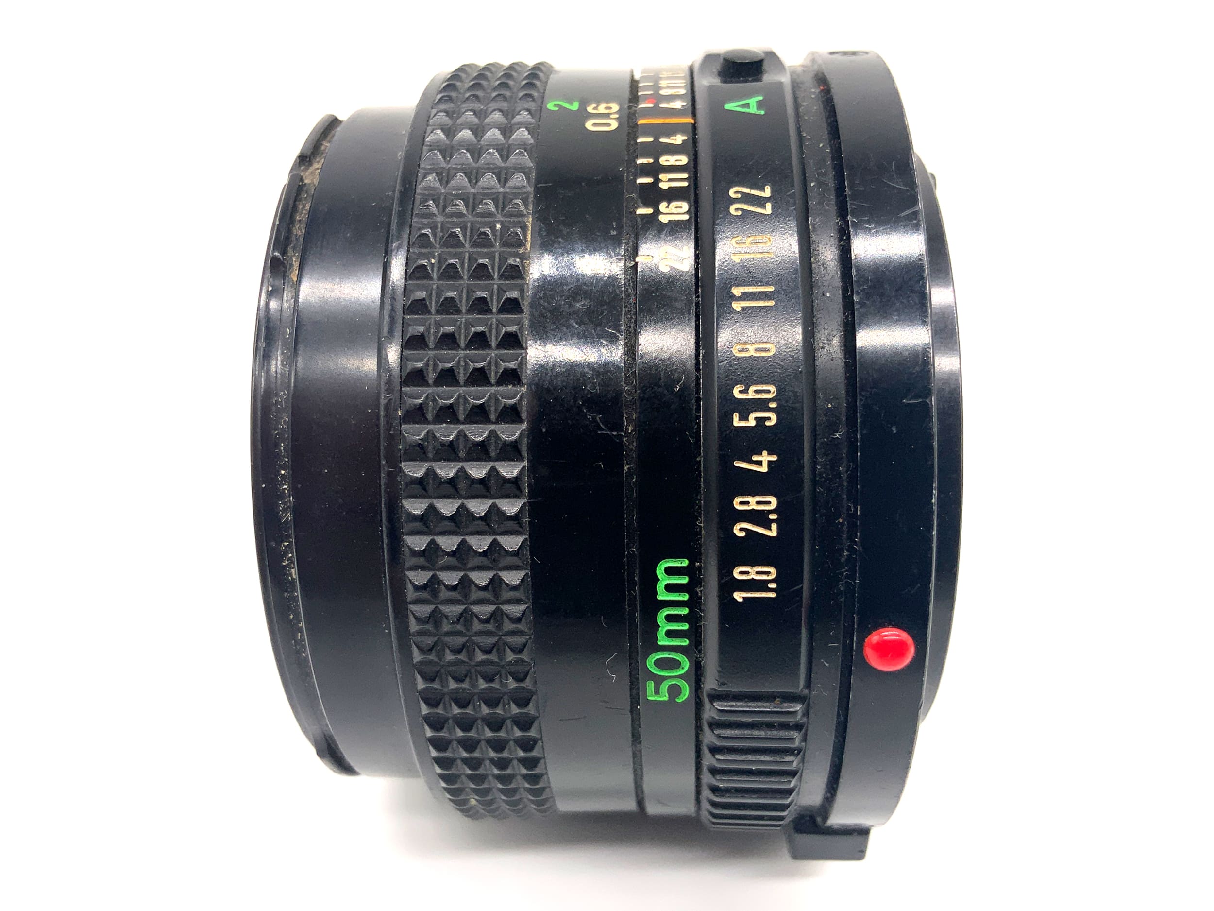 Canon Lens FD 50mm 1:1.8 Objektiv Festbrennweite (Canon FD) Pilz!