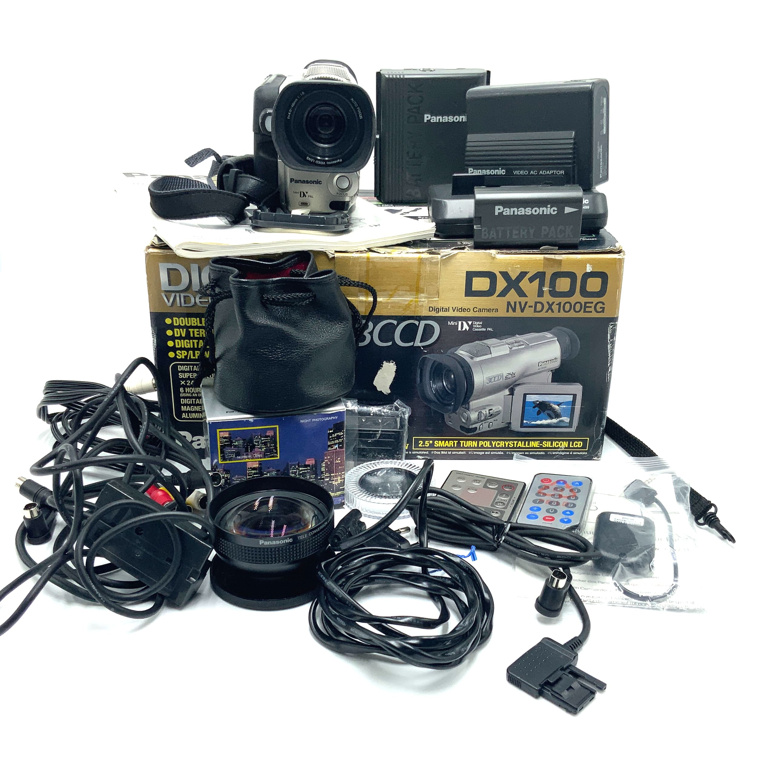 Panasonic NV-DX100EG Camcorder mit 4.0-48mm1:16 Ungetestet Videokamera