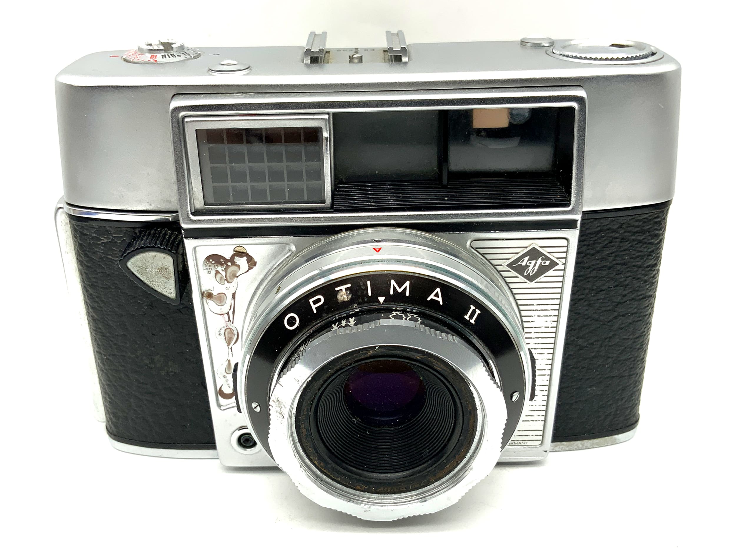 Agfa Optima II Sucherkamera mit Color-Apotar 1:2.8/45mm Prontomator Analogkamera