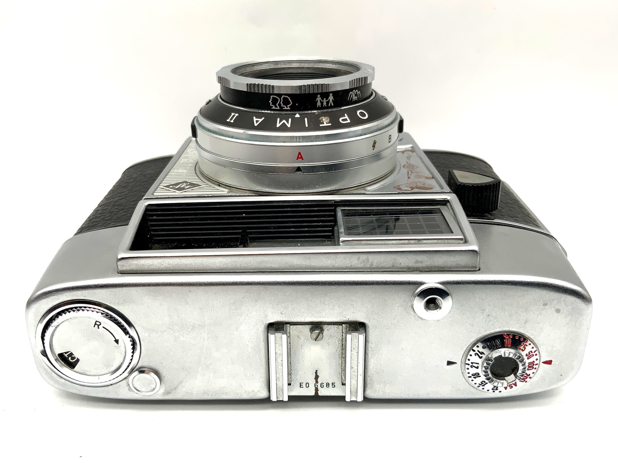 Agfa Optima II Sucherkamera mit Color-Apotar 1:2.8/45mm Prontomator Analogkamera