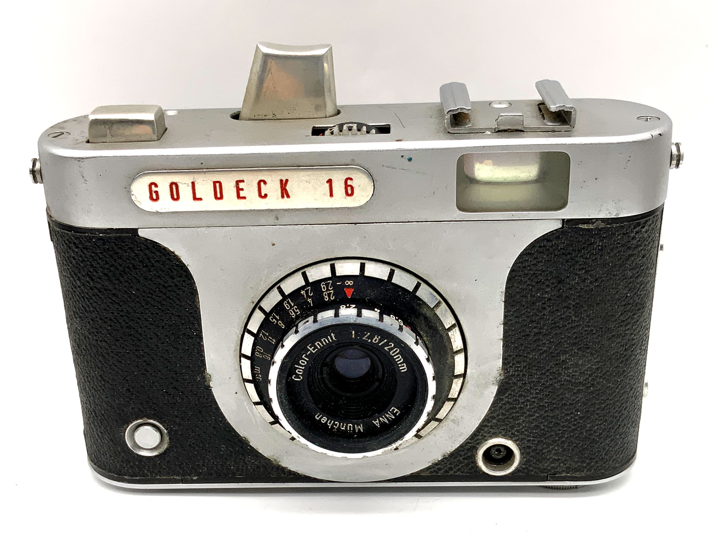 Goldammer Goldeck 16 Sucherkamera mit Enna Color-Ennit 1:2.8/20mm Analogkamera