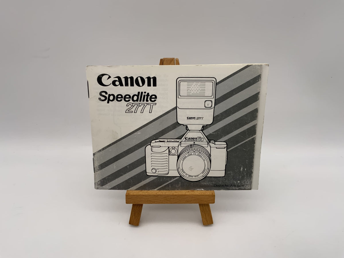 Canon Speedlite 277T User Manual (German)