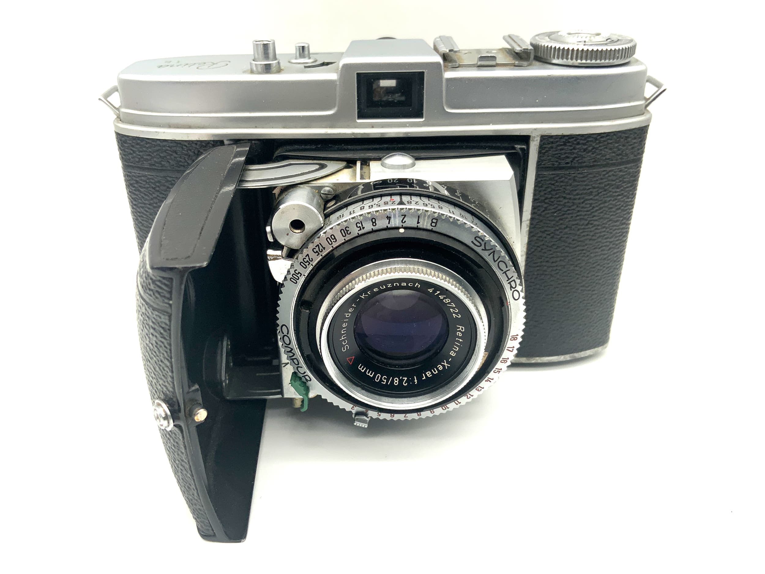 Kodak Retina1b Klappkamera mit Retina-Xenar 2.8/50mm Synchro-Compur Analogkamera