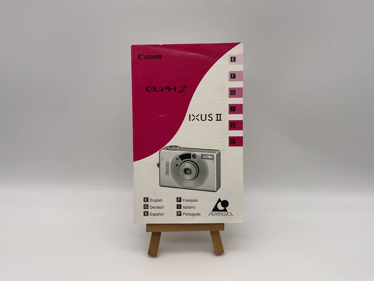 Manuel d'utilisation Canon IXUS II ELPH 2 (allemand)