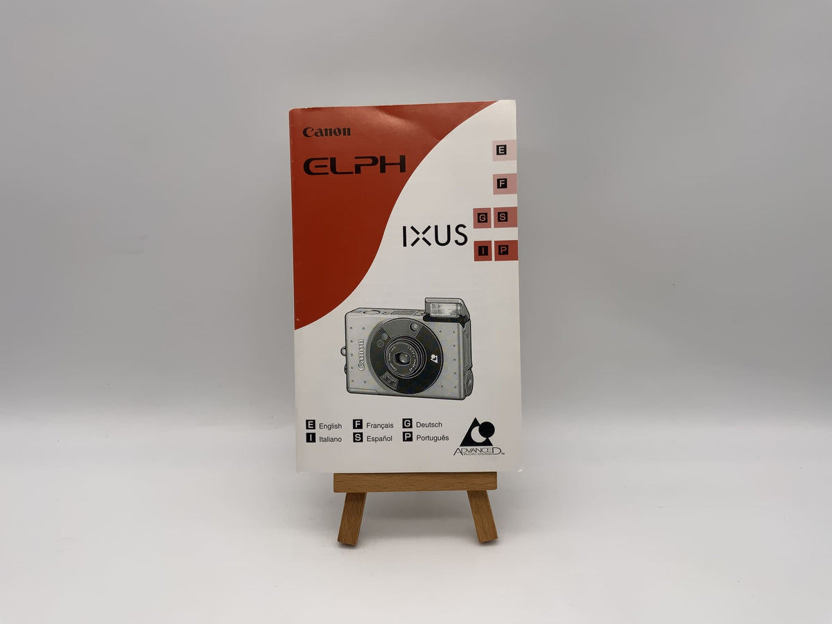 Manuel d'utilisation Canon IXUS ELPH (allemand)