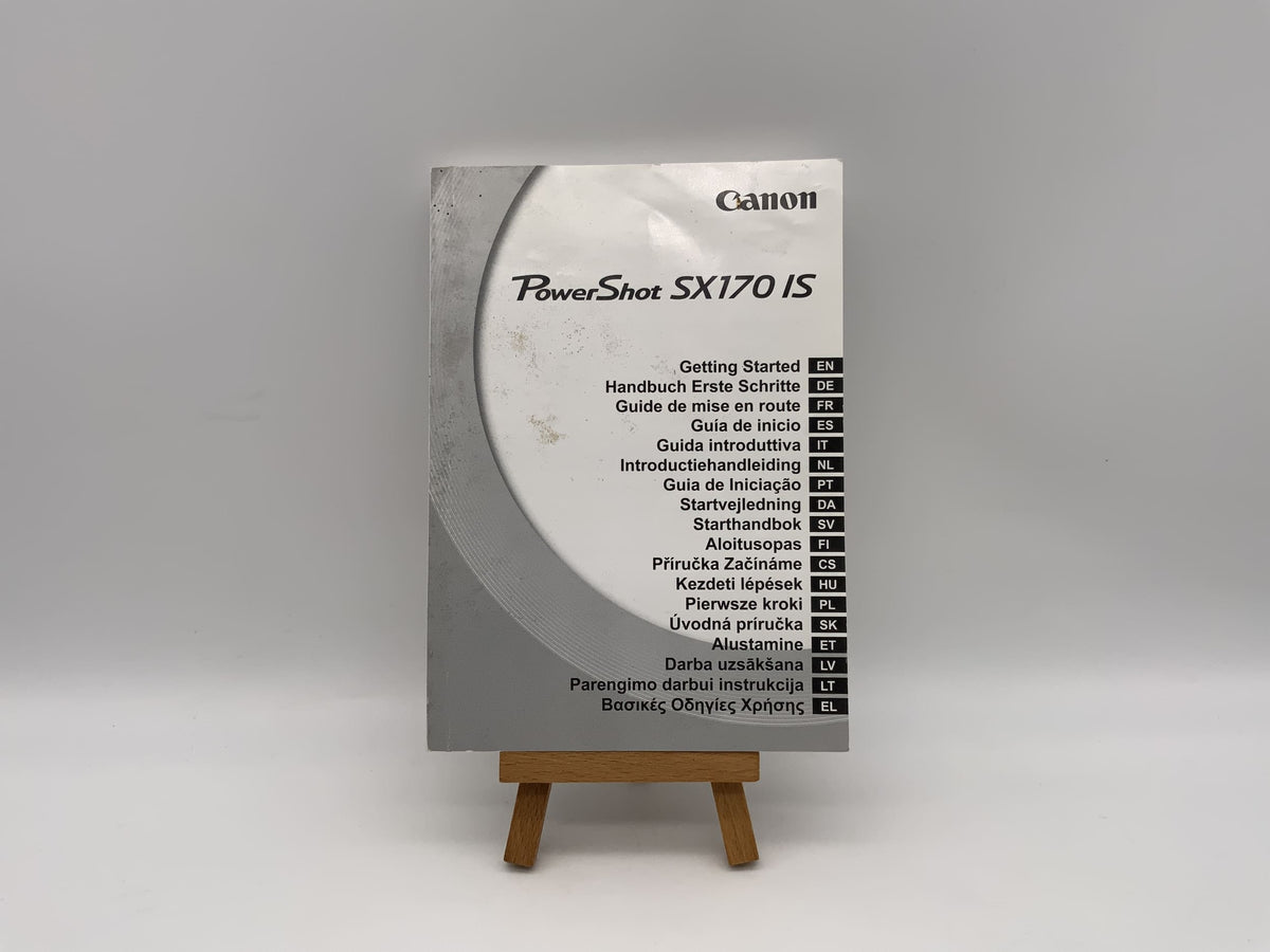 Manuel d'utilisation du Canon PowerShot SX170 IS (allemand)