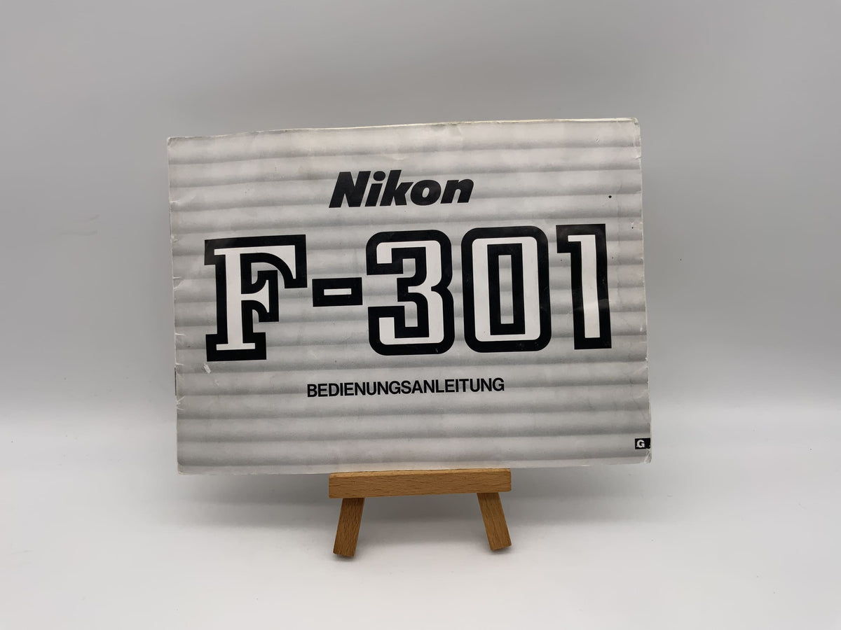 Manuel d'utilisation du Nikon F-301 (allemand)