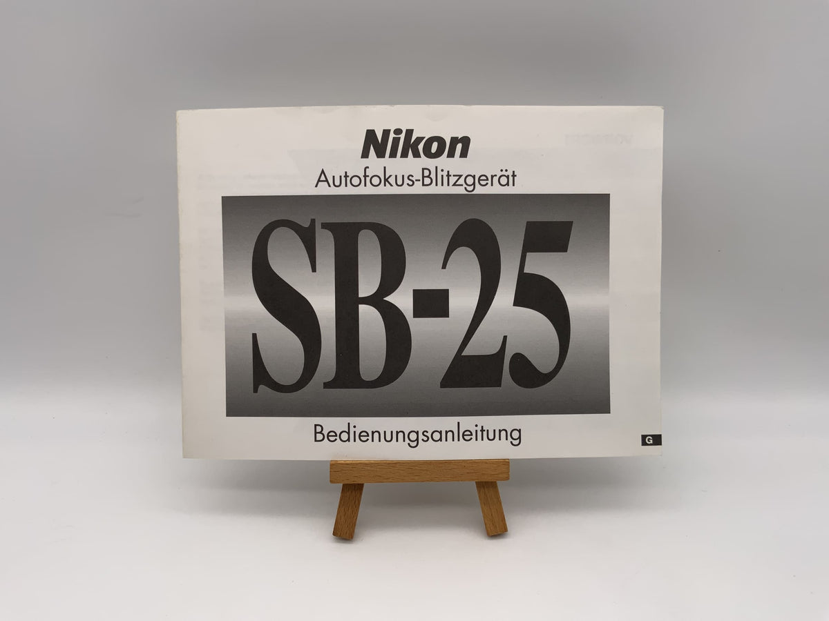 Manuel d'utilisation Nikon SB-25 (allemand)