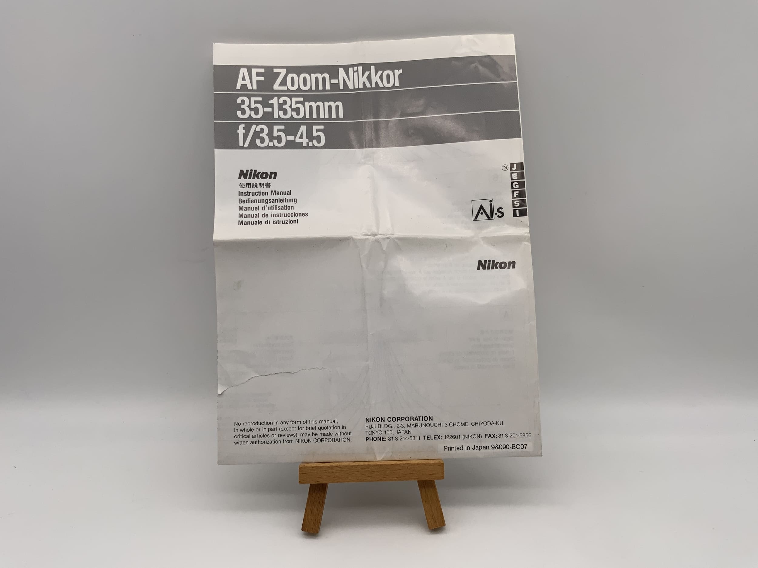 Nikon AF Zoom-Nikkor 35-135mm f/3.5-4.5 Bedienungsanleitung Deutsch
