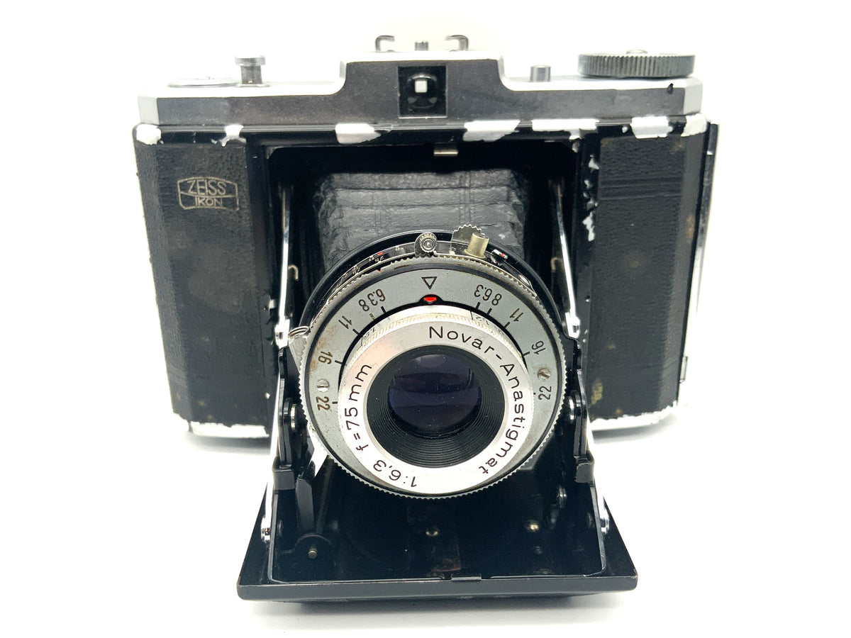 Appareil photo pliant Zeiss Ikon Nettar 518/16 avec objectif Novar Anastigmat 75 mm 1:6.3 Vario