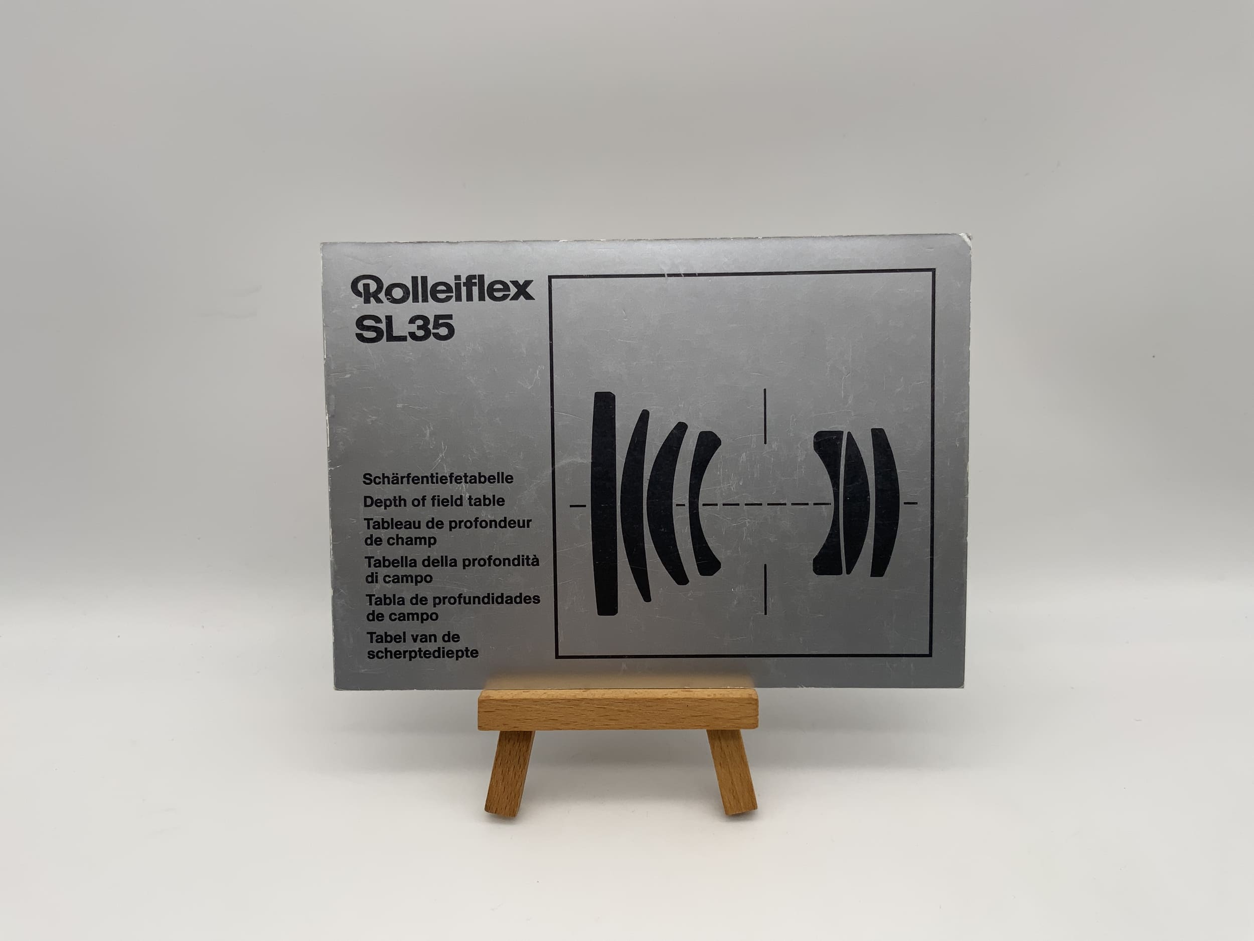 Rollei Schärfentabelle Infoheft Deutsch