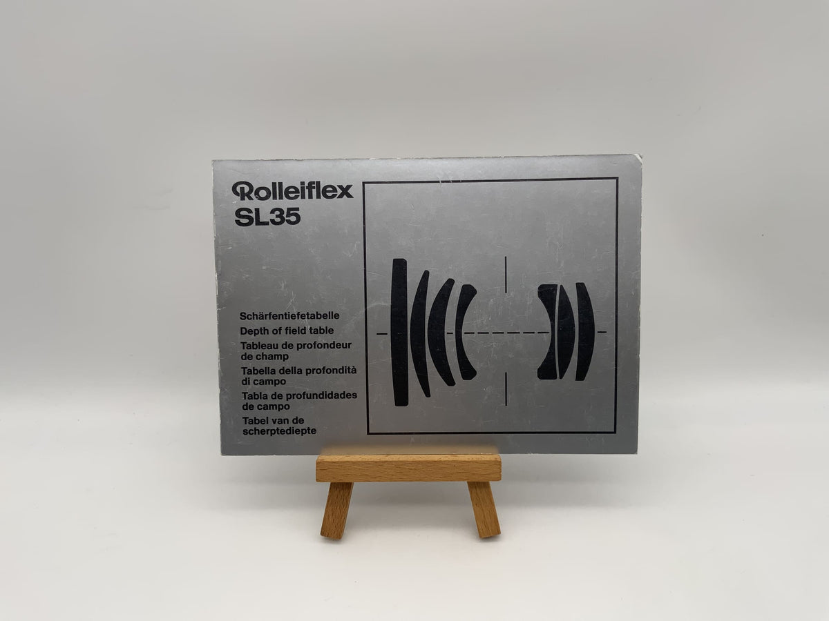 Livret d'information sur le tableau de netteté Rollei (allemand)