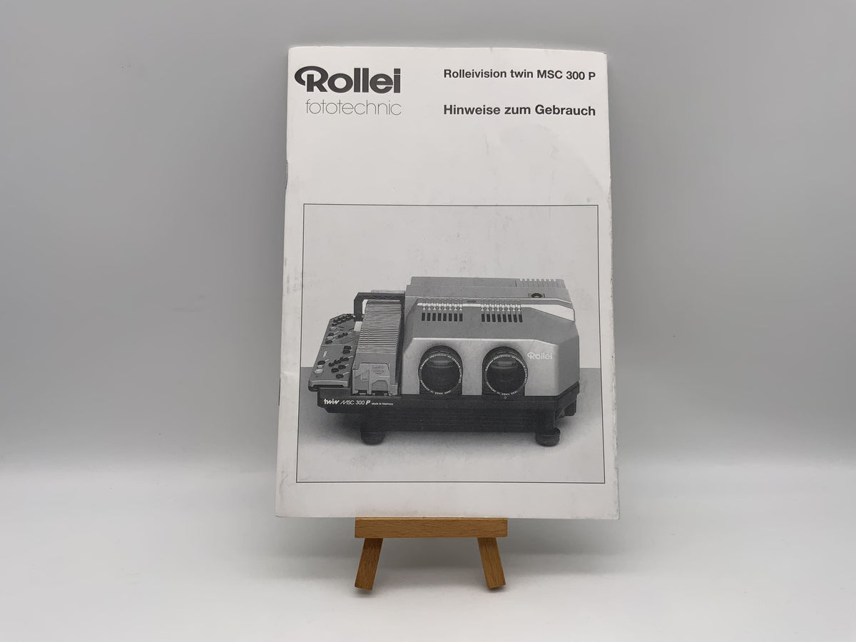 Rollei Rolleivision twin MSC 300 P Instructions d'utilisation Instructions en allemand