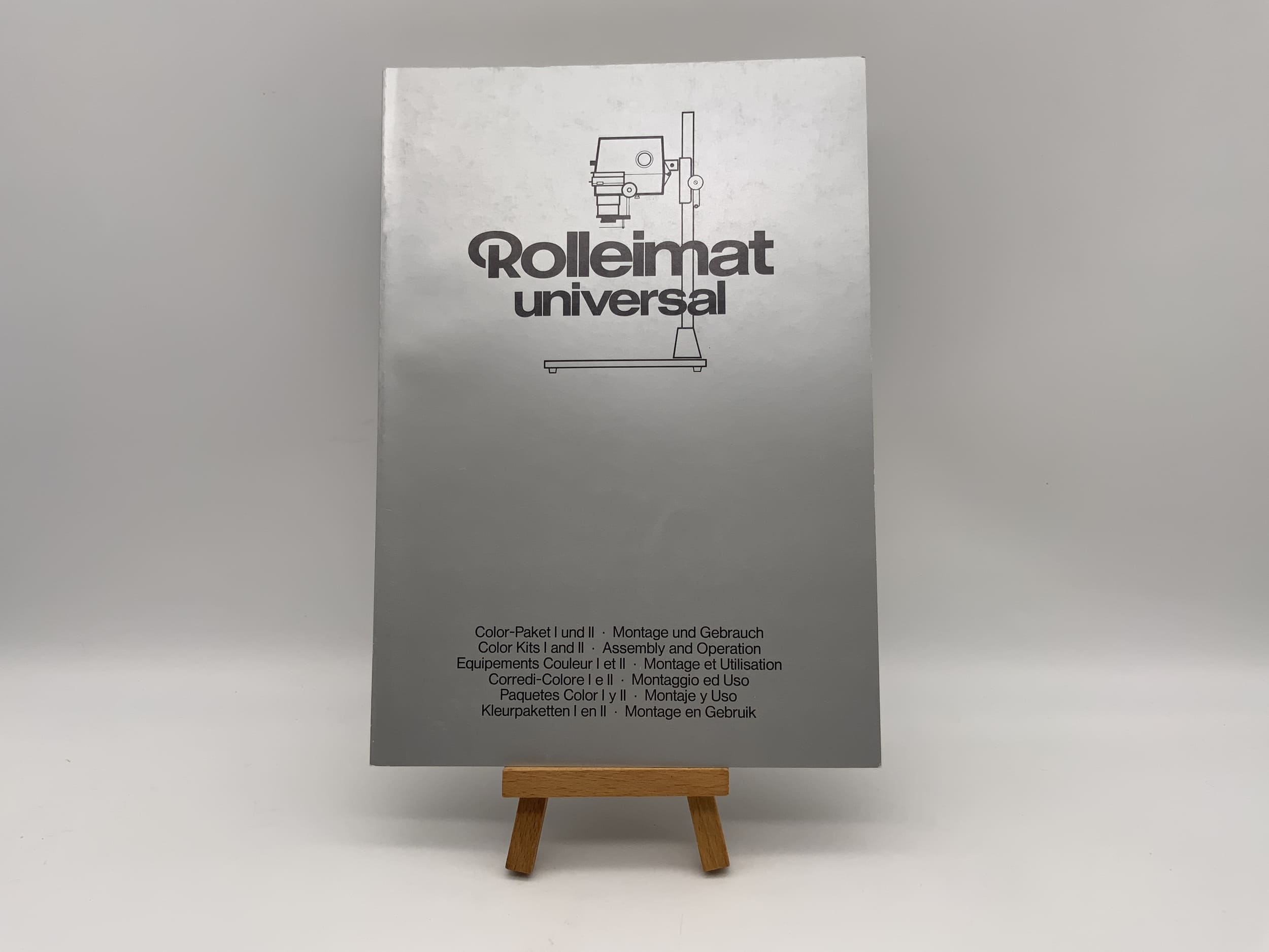 Rollei Rolleimat universal Montage und Gebrauch Color-Paket I und II Anleitung