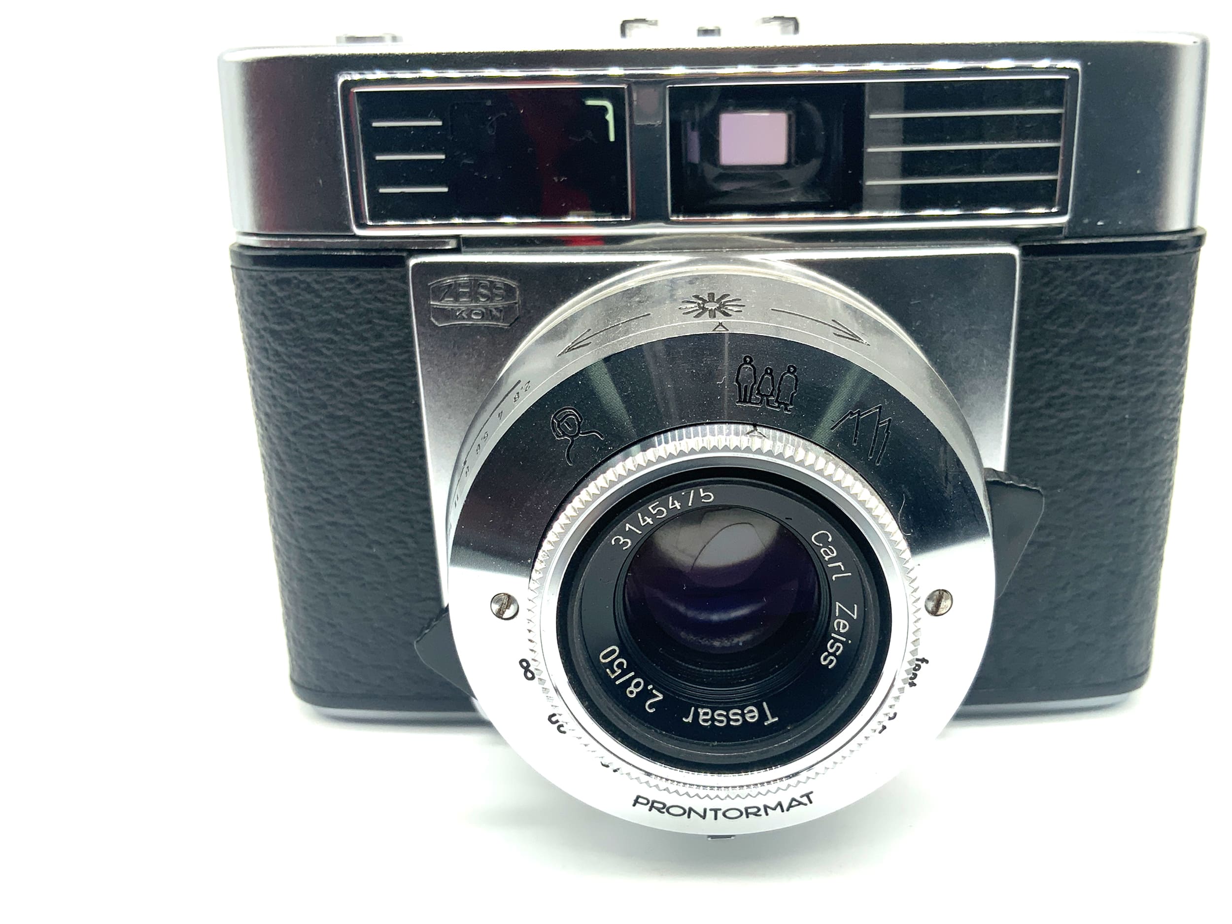 Zeiss Ikon Symbolica Sucherkamera mit Carl Zeiss tessar 2,8 50mm Prontormat
