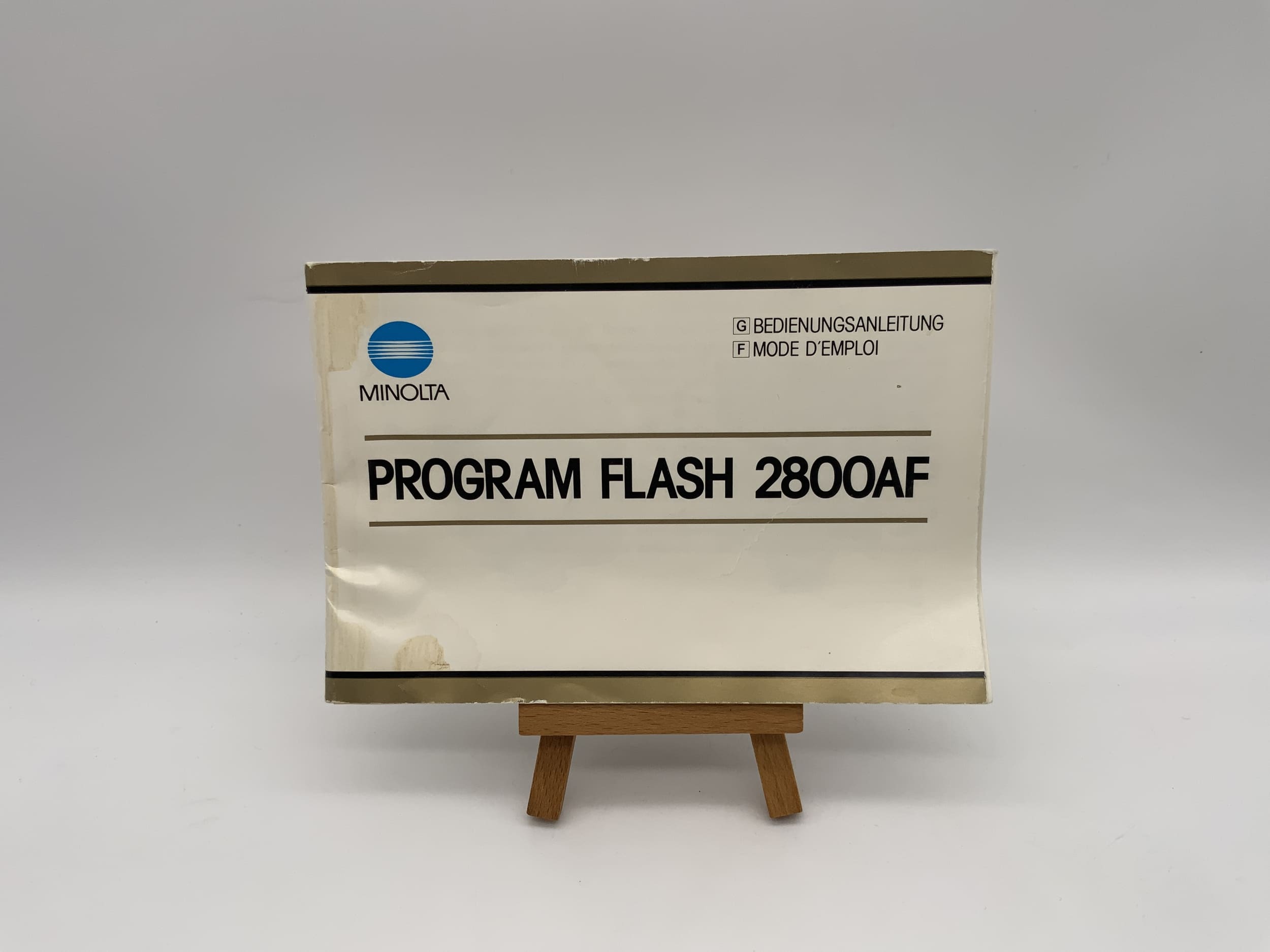 Minolta Program Flash 2800AF Bedienungsanleitung Deutsch